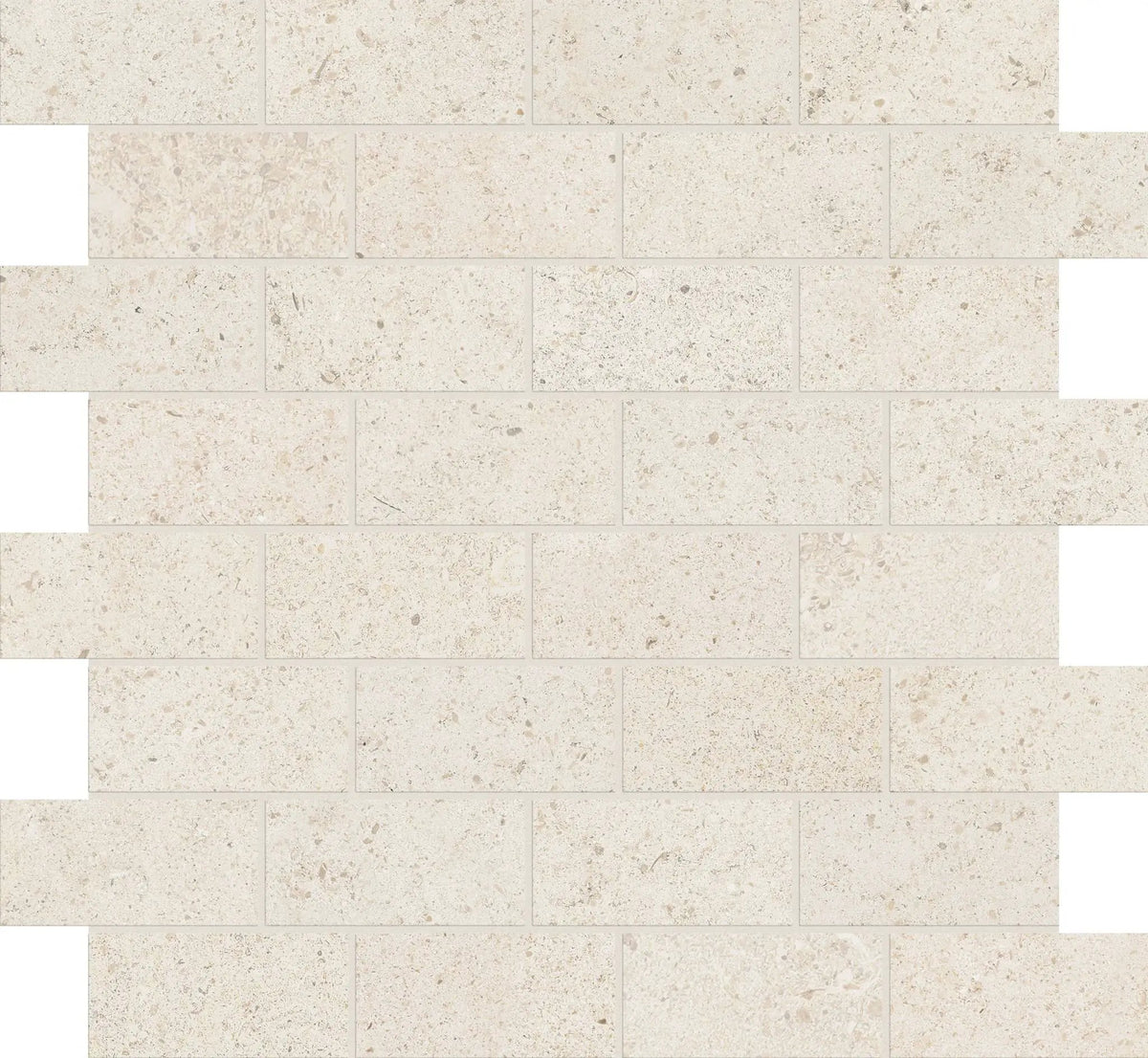 Mood Limestone Mosaic J Look Porcelain Mosaics 12x12 by landmarkceramics