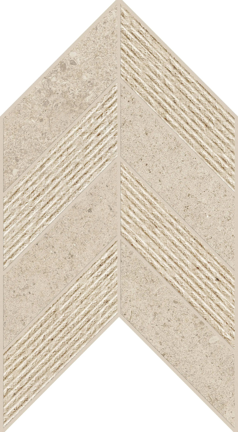 Mood Sand Bullnose Limestone Look Porcelain Moldings 3x24 by landmarkceramics