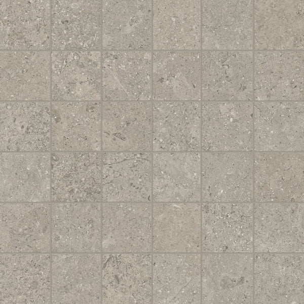 Mood Taupe Bullnose Limestone Look Porcelain Moldings 3x24