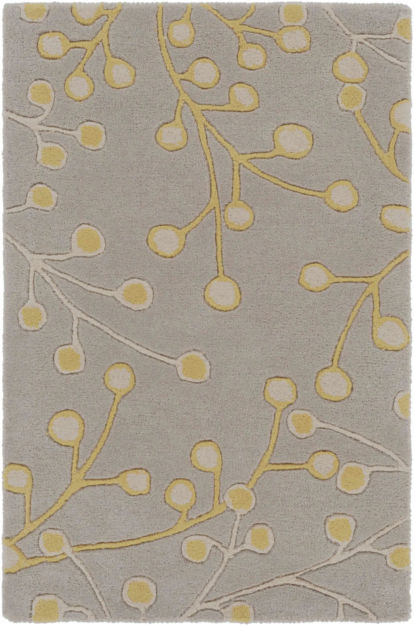 Elsu Mustard Wool Area Rug by Boutique Rugs