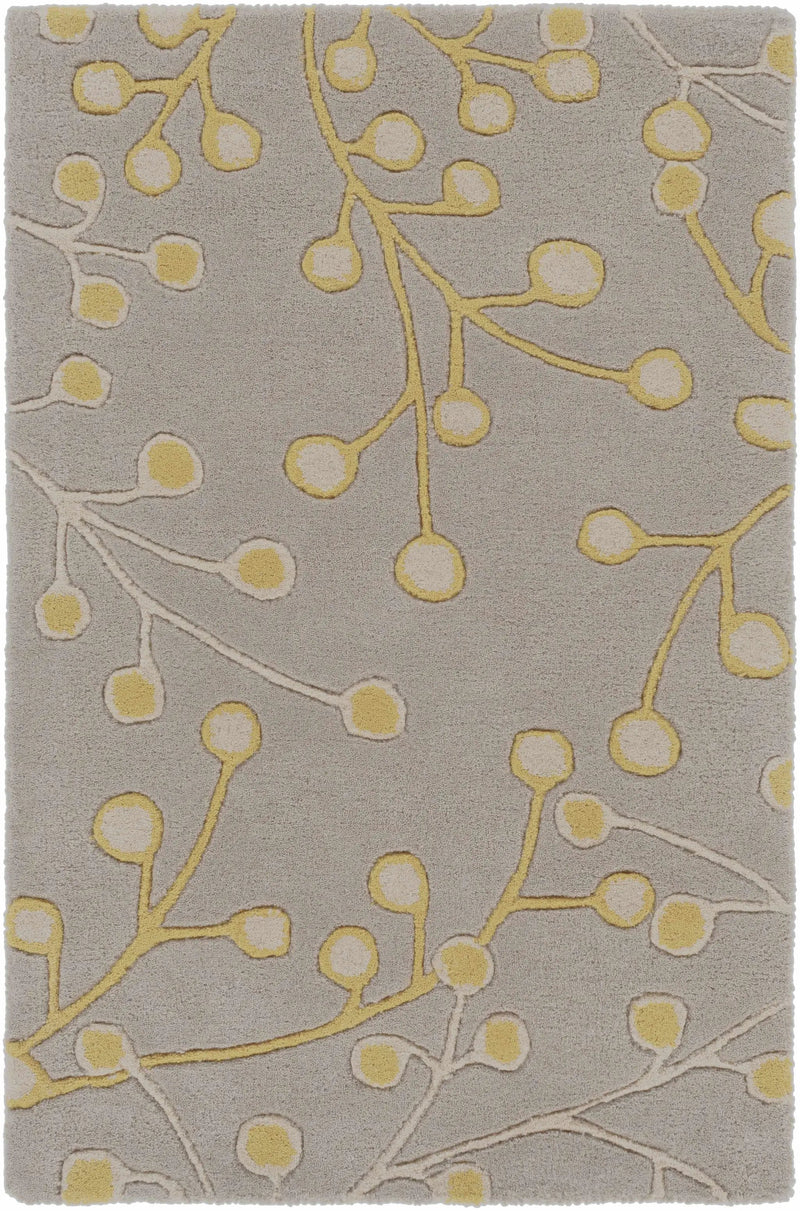 Elsu Mustard Wool Area Rug by Boutique Rugs