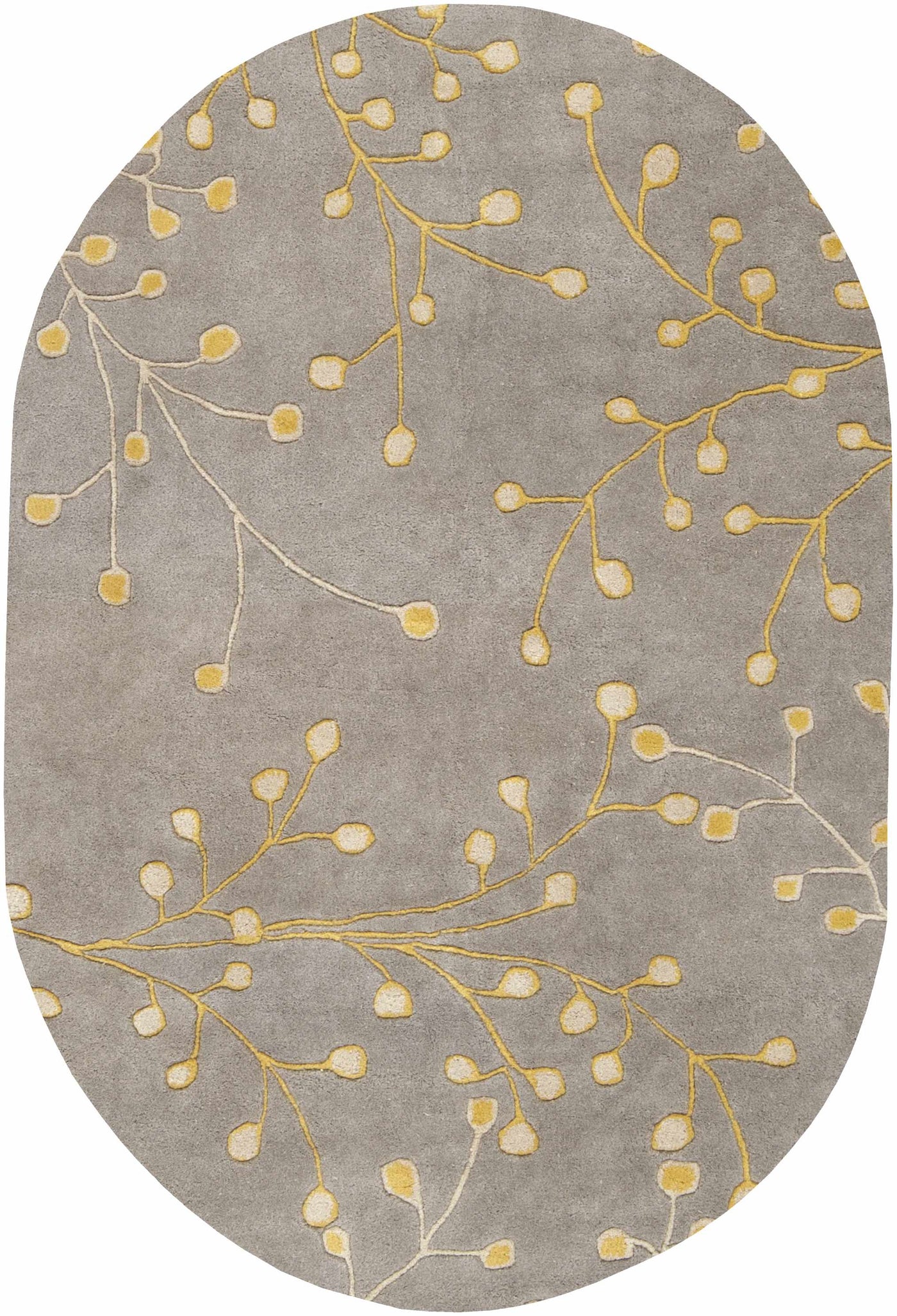 Elsu Mustard Wool Area Rug by Boutique Rugs