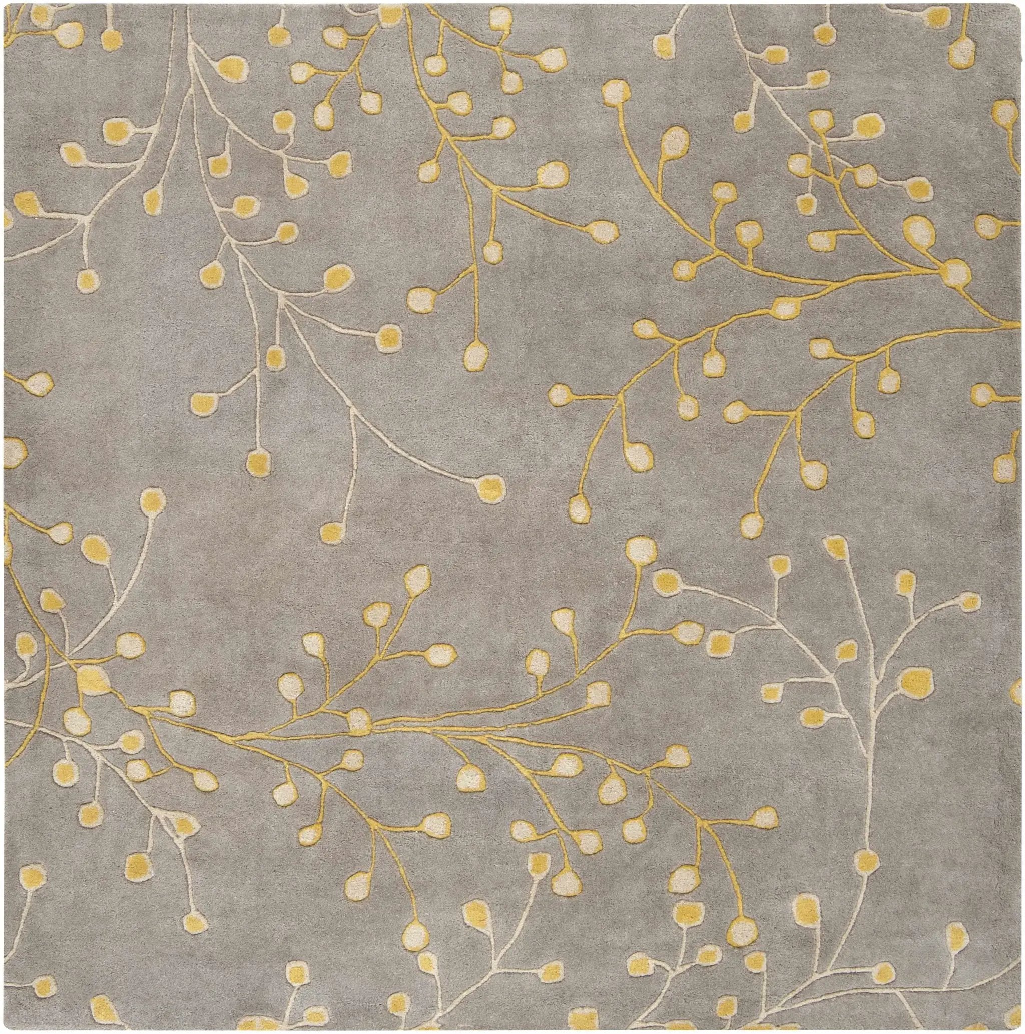 Elsu Mustard Wool Area Rug by Boutique Rugs