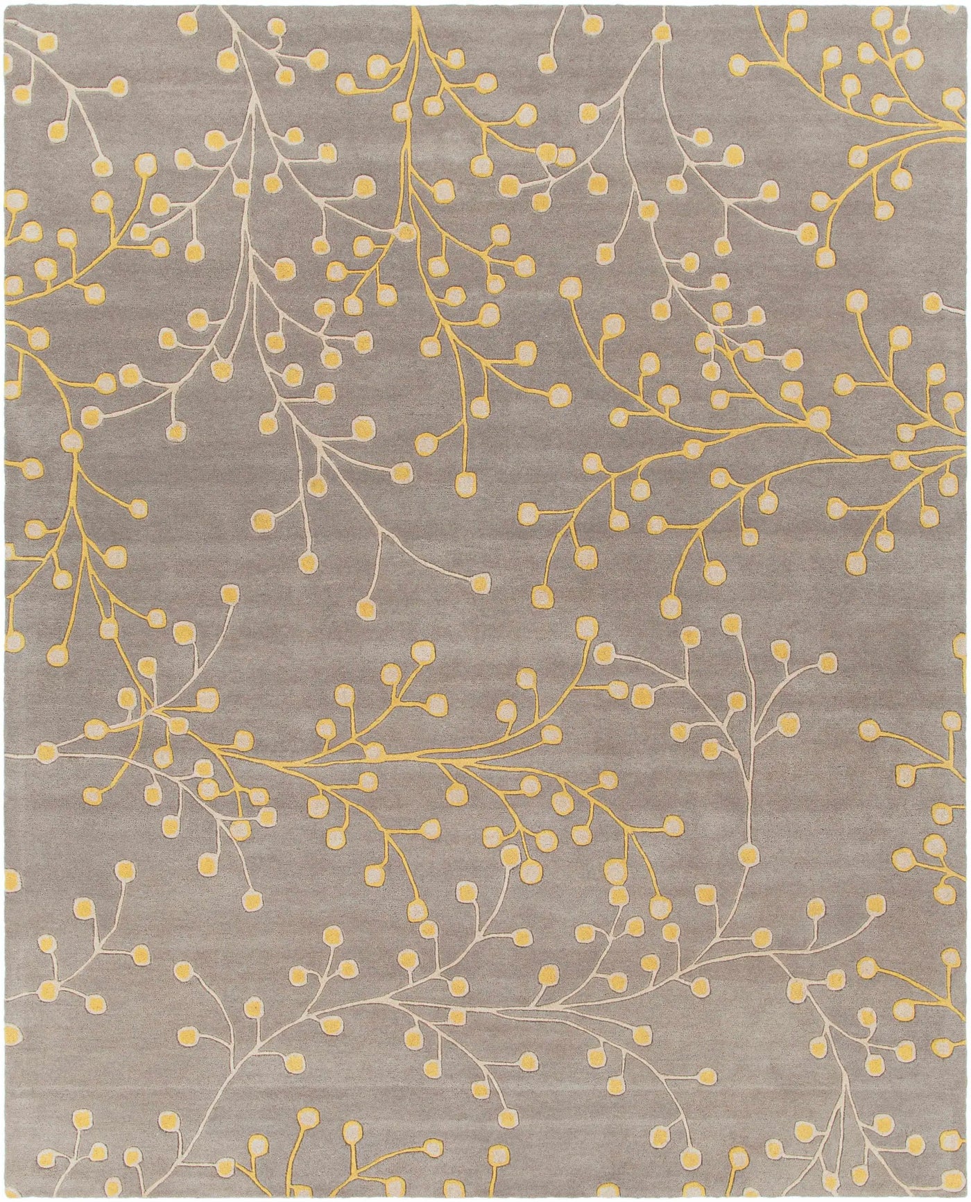 Elsu Mustard Wool Area Rug by Boutique Rugs