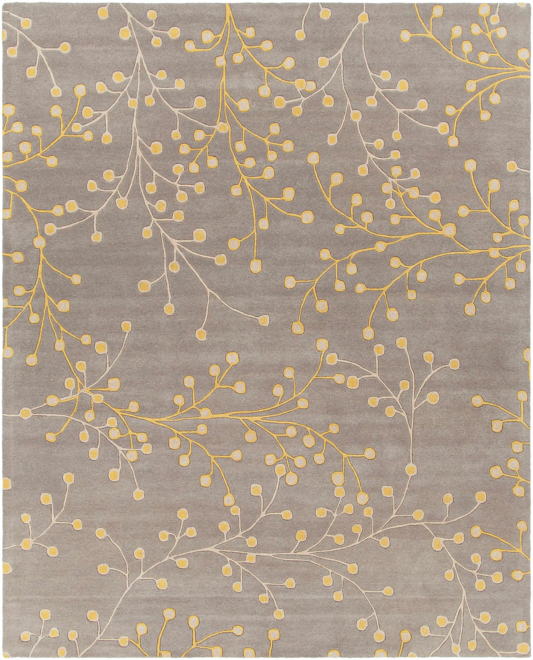 Elsu Mustard Wool Area Rug by Boutique Rugs