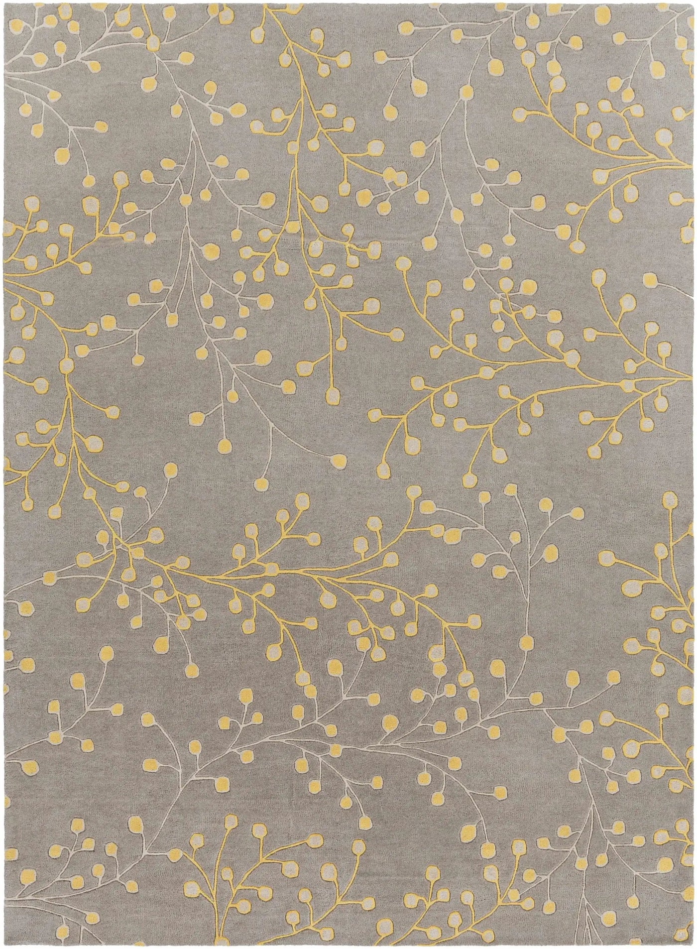 Elsu Mustard Wool Area Rug by Boutique Rugs