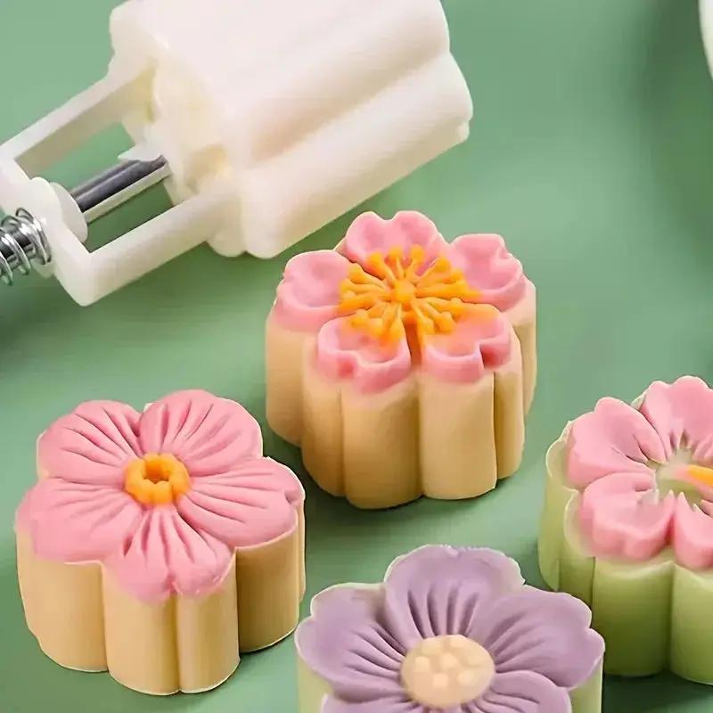 Moon Cake Maker - Plastic Cherry Blossom Mold by House Of Avana