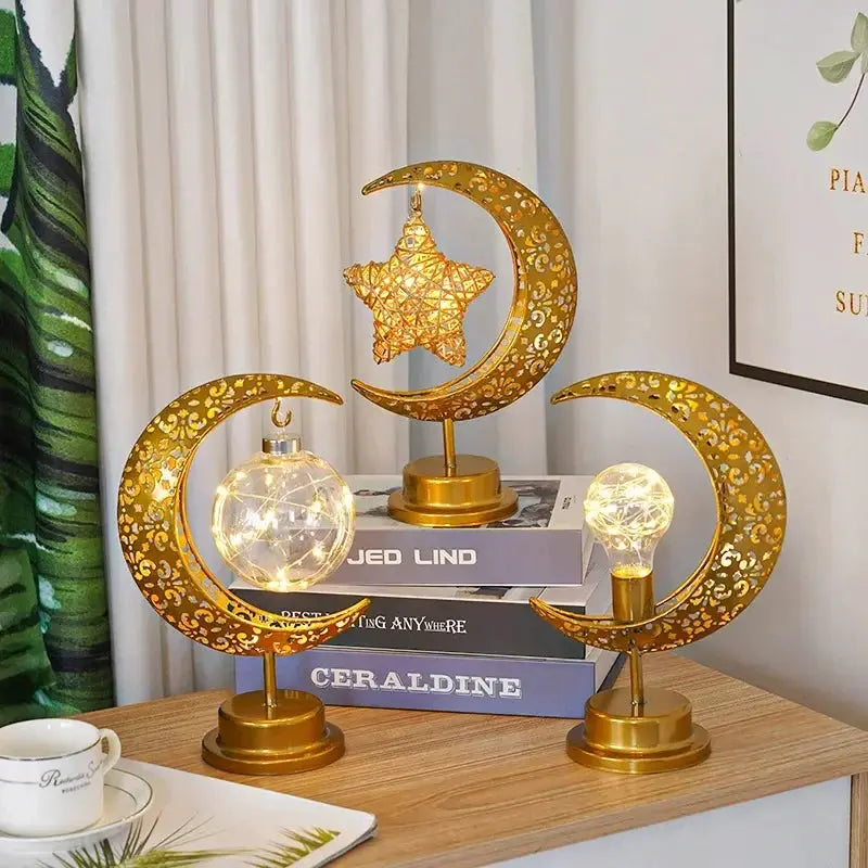 Moon Lights - LED Islamic Hanging Star by House Of Avana