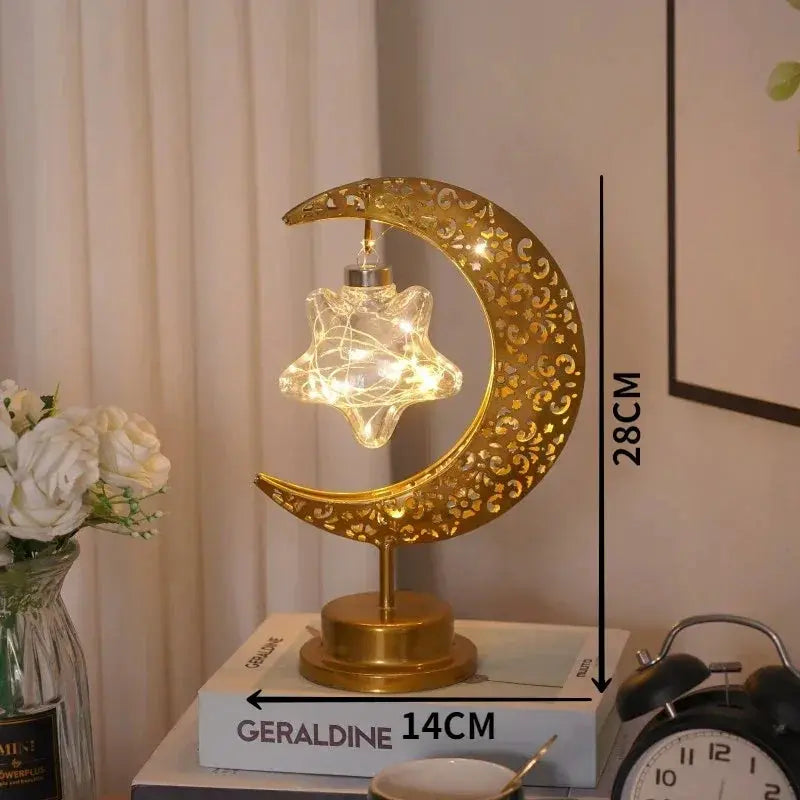 Moon Lights - LED Islamic Hanging Star by House Of Avana