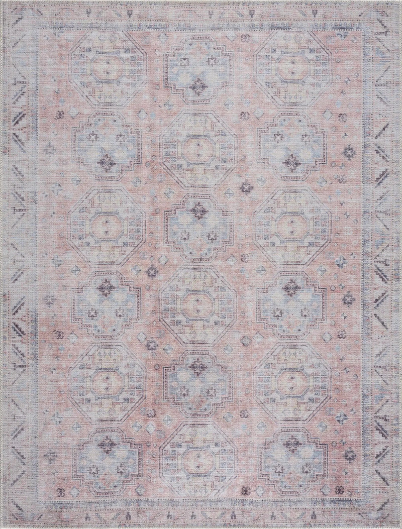 Morcott Peach Washable Area Rug by Boutique Rugs