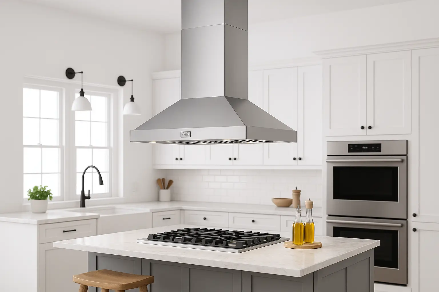 ZLINE 71" Extended Chimney, 2PCEXT-681i-42/48 by Farmhouse Kitchen and Bath