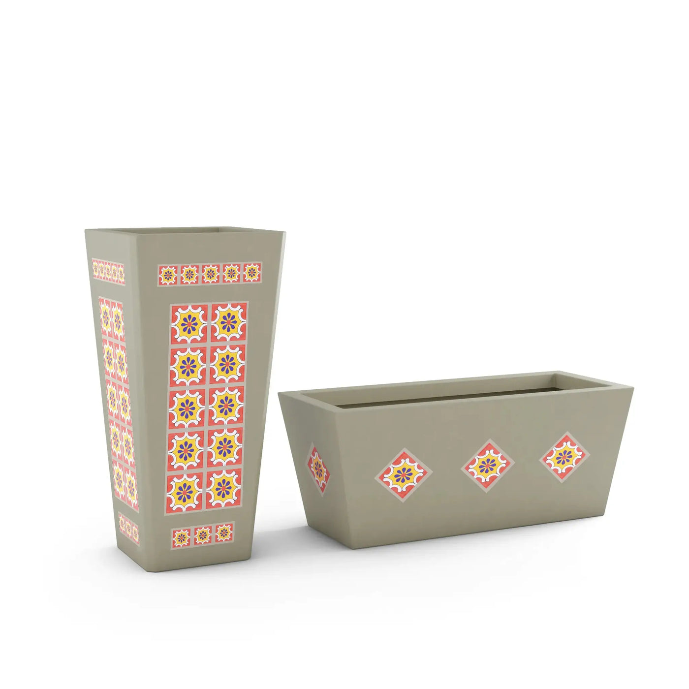 Mosaic Outdoor Planters by ModaConcrete - Direct source for architectural and precast concrete