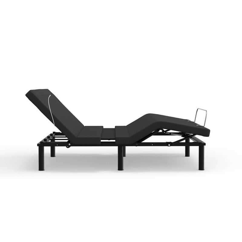 Adjustable Queen Bed Base with Voice Command and LED Lights - Black, photo 5 of 7