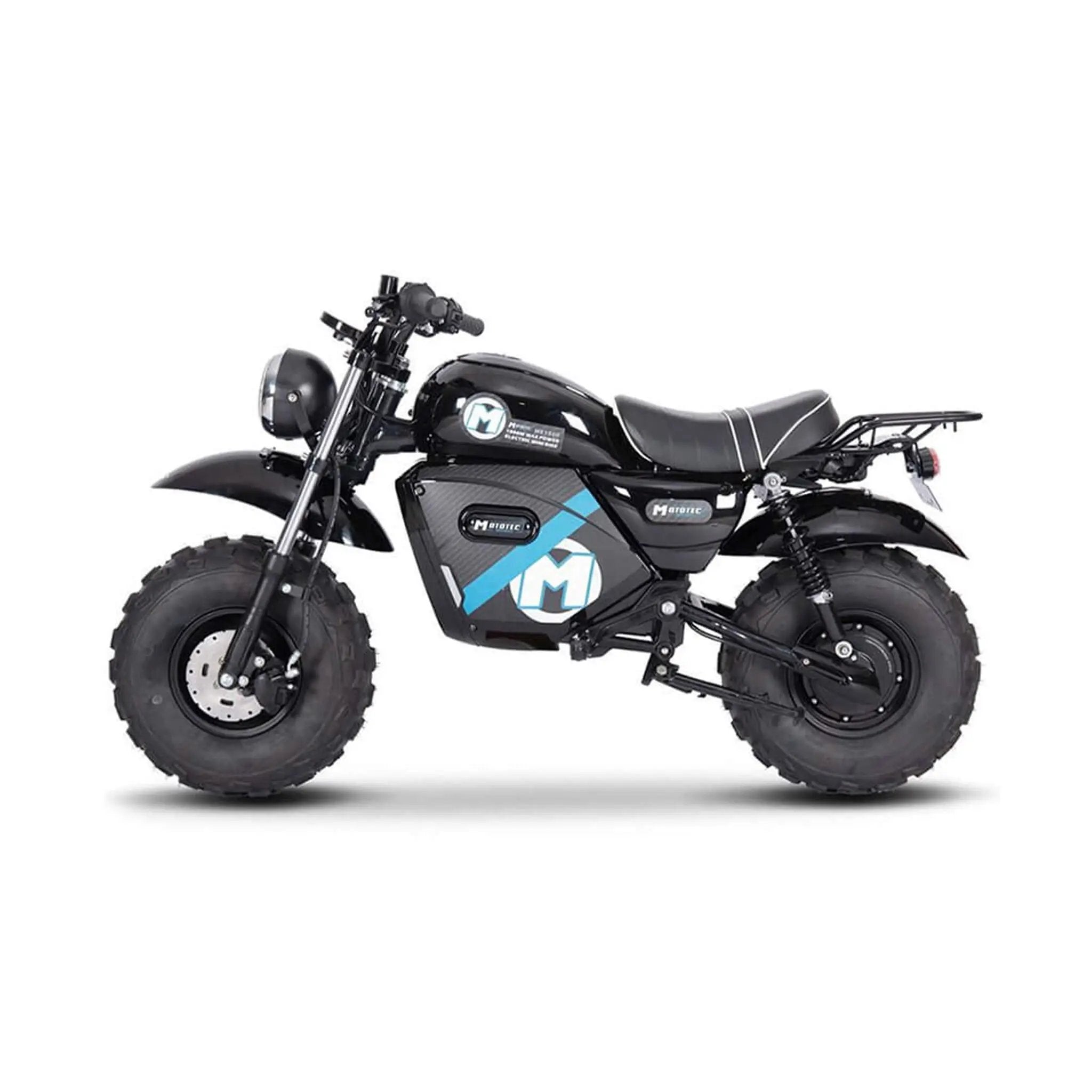 MotoTec 1500W 60V/20AH Electric Powered Mini Bike, Black (SAK32086) by SAKSBY WHOLESALE