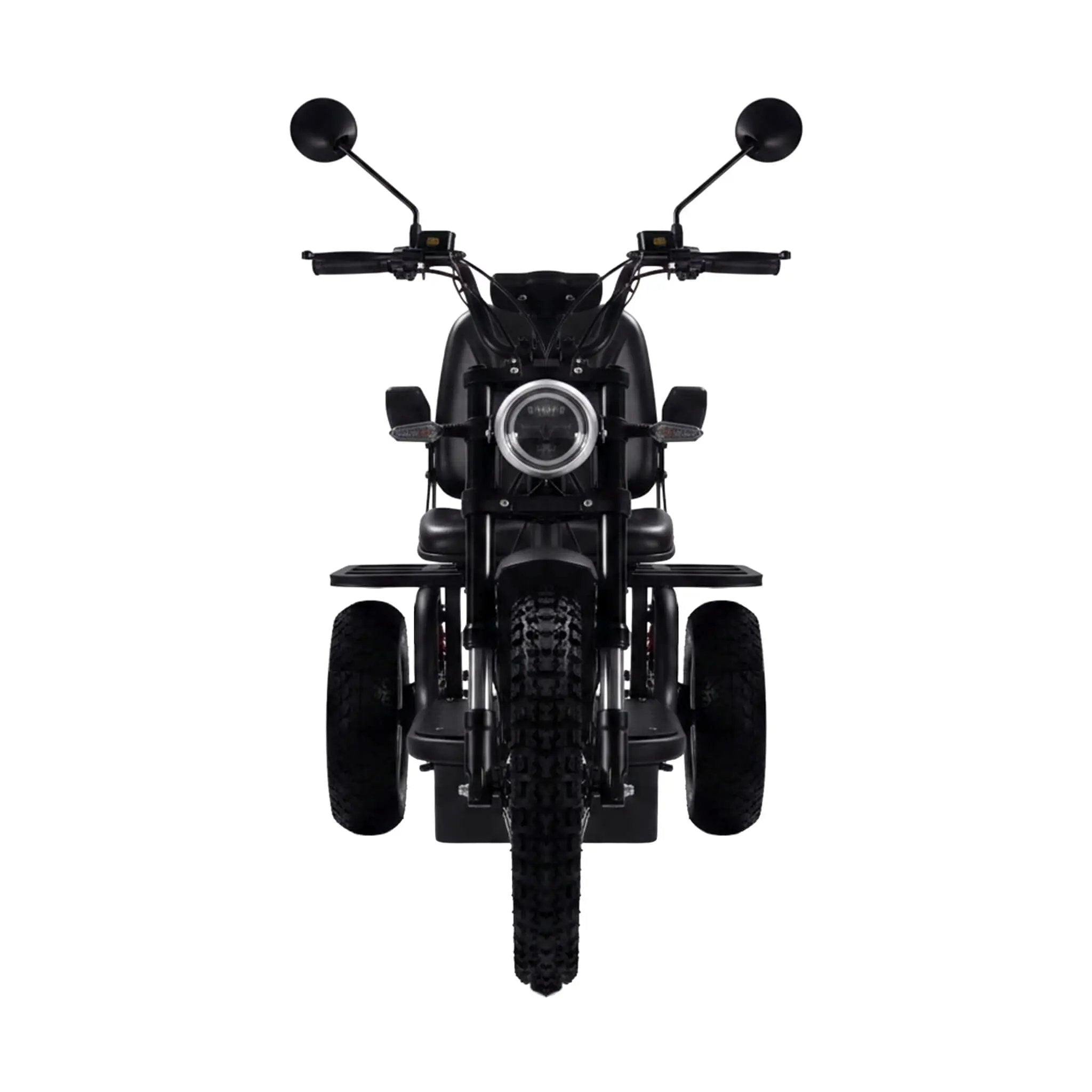 MotoTec 60V 1800W Black Three-Wheel Electric Scooter (SAK86025) by SAKSBY WHOLESALE