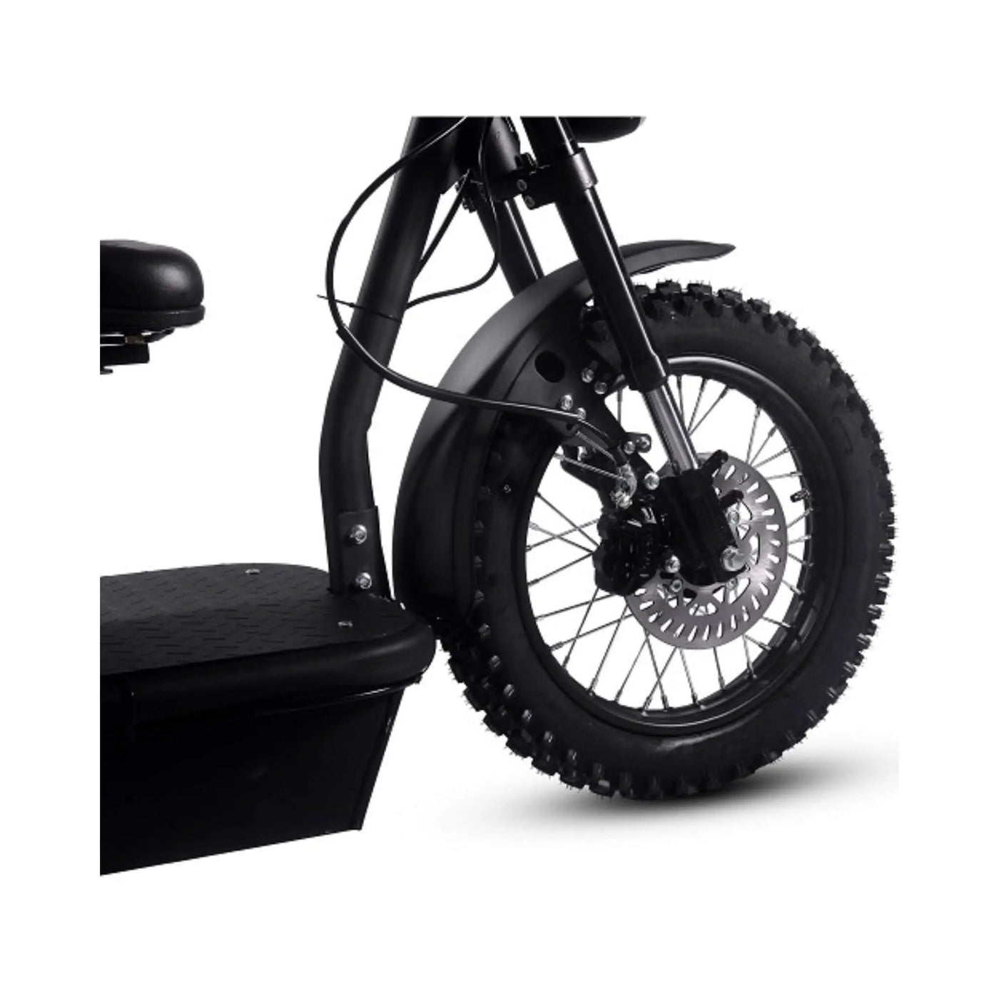 MotoTec 60V 1800W Black Three-Wheel Electric Scooter (SAK86025) by SAKSBY WHOLESALE