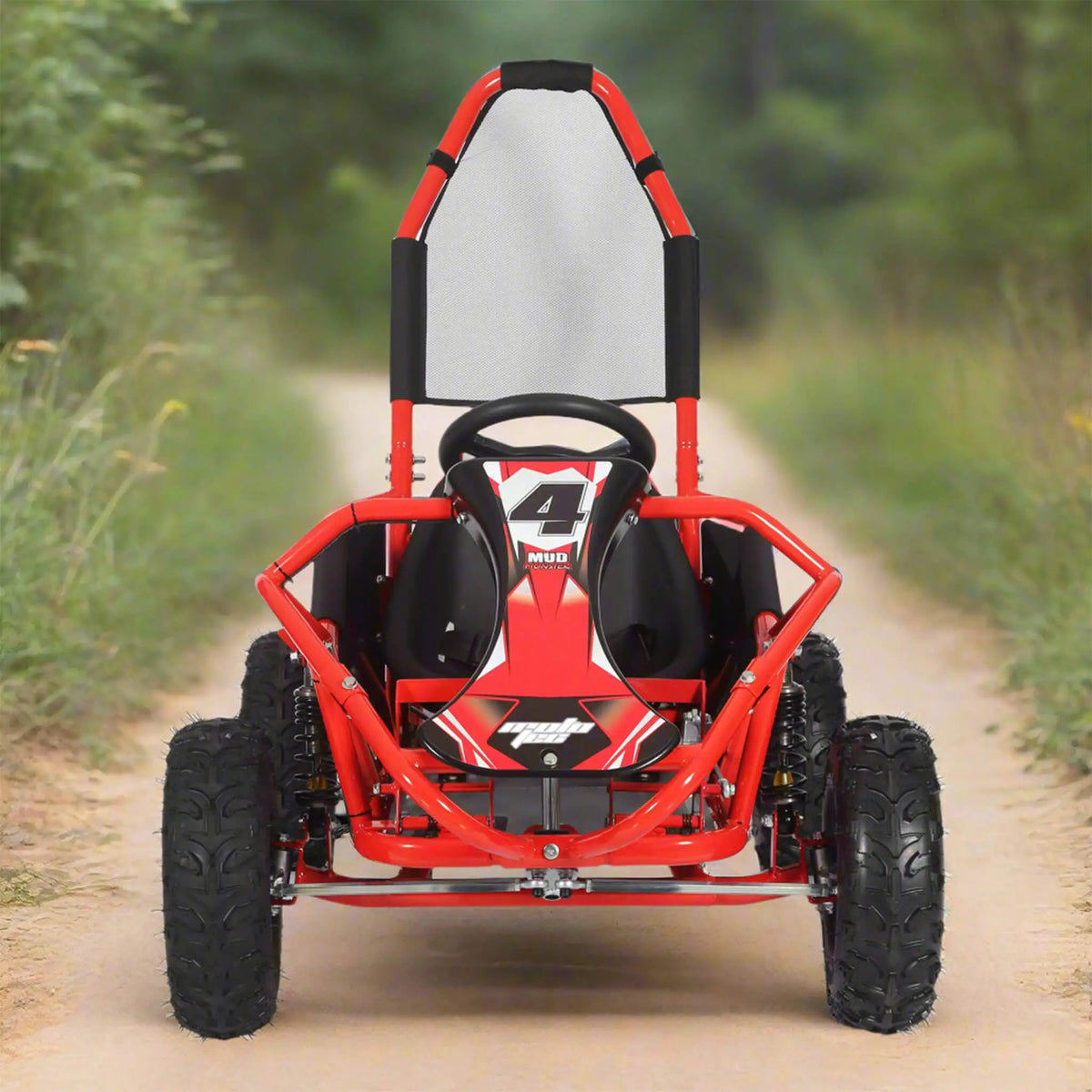 MotoTec Mud 98CC Full Suspension Gas Powered Go Kart (SAK28149) by SAKSBY WHOLESALE