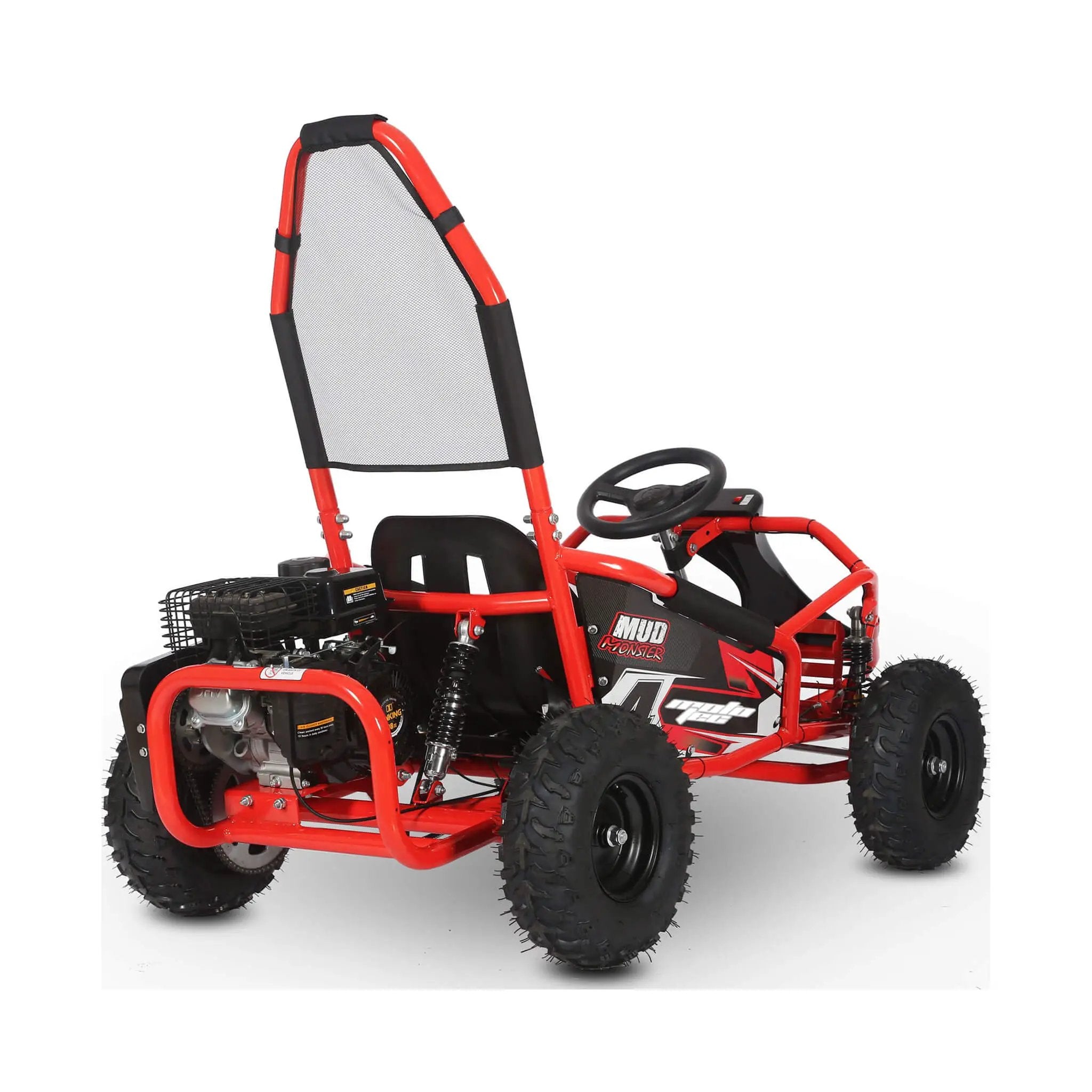 MotoTec Mud 98CC Full Suspension Gas Powered Go Kart (SAK28149) by SAKSBY WHOLESALE