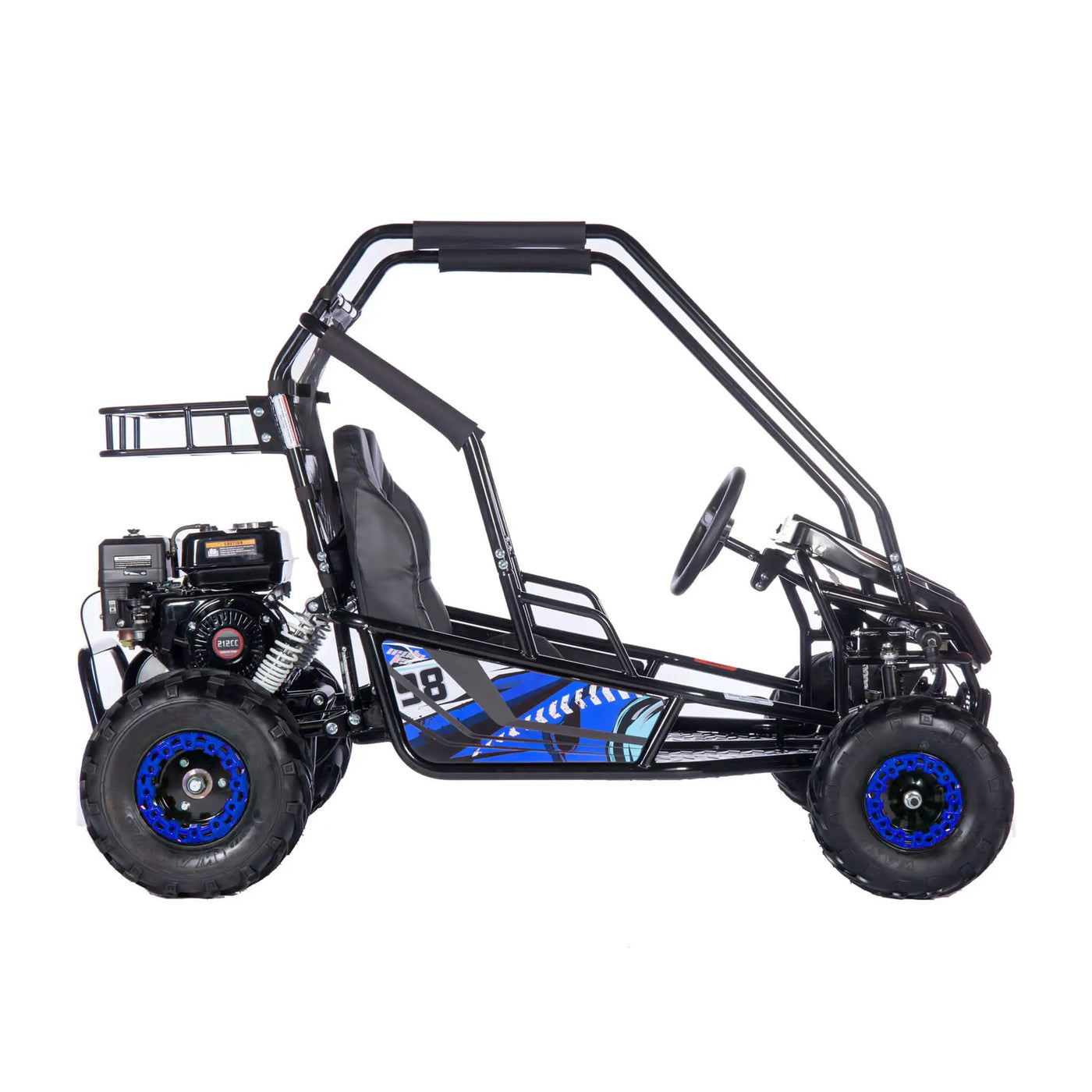 MotoTec Mud XL 212CC 2-Seat Go Kart With Full Suspension (SAK27195) by SAKSBY WHOLESALE