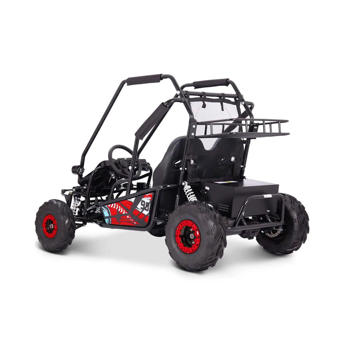 MotoTec Mud XL 60V/20AH Electric Full Suspension Go Kart, 2000W (SAK96351) by SAKSBY WHOLESALE