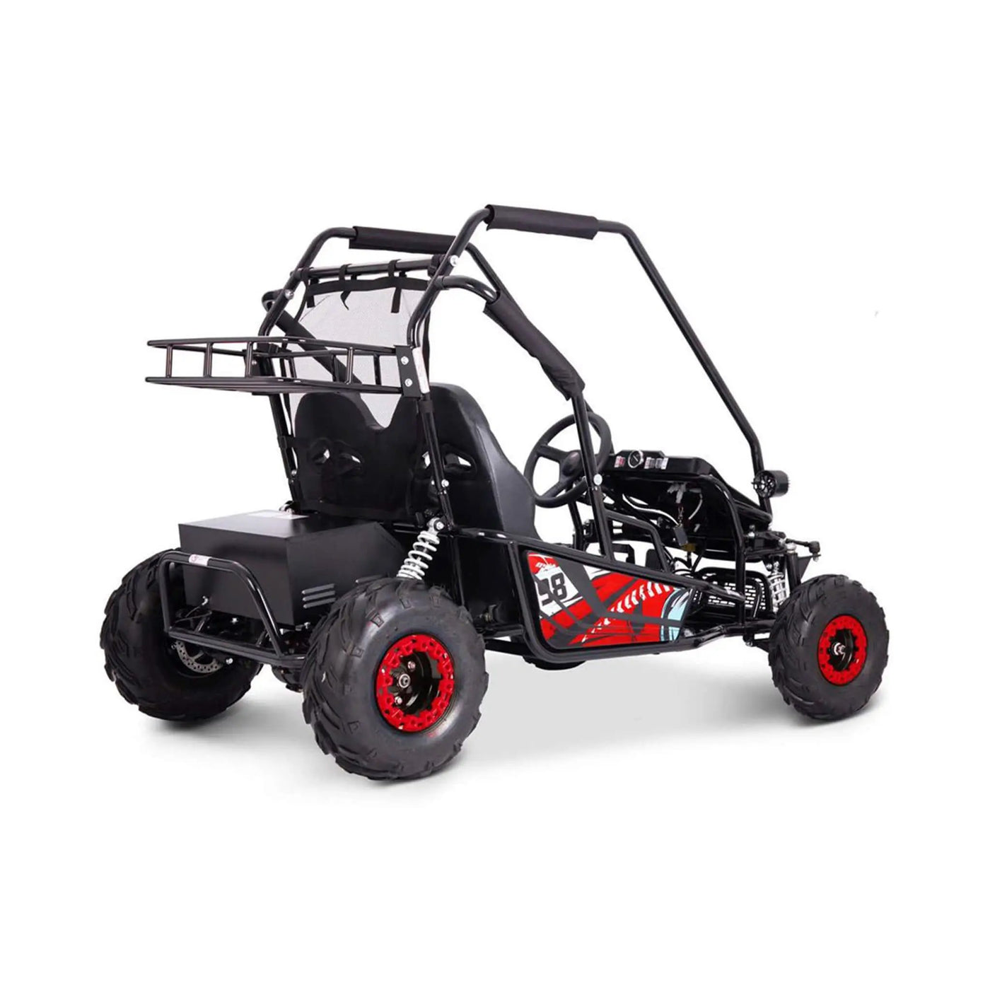 MotoTec Mud XL 60V/20AH Electric Full Suspension Go Kart, 2000W (SAK96351) by SAKSBY WHOLESALE