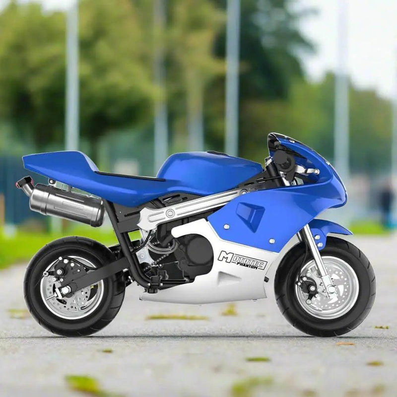 MotoTec Phantom 49CC Two-Stroke Gas Pocket Bike (SAK13859) by SAKSBY WHOLESALE