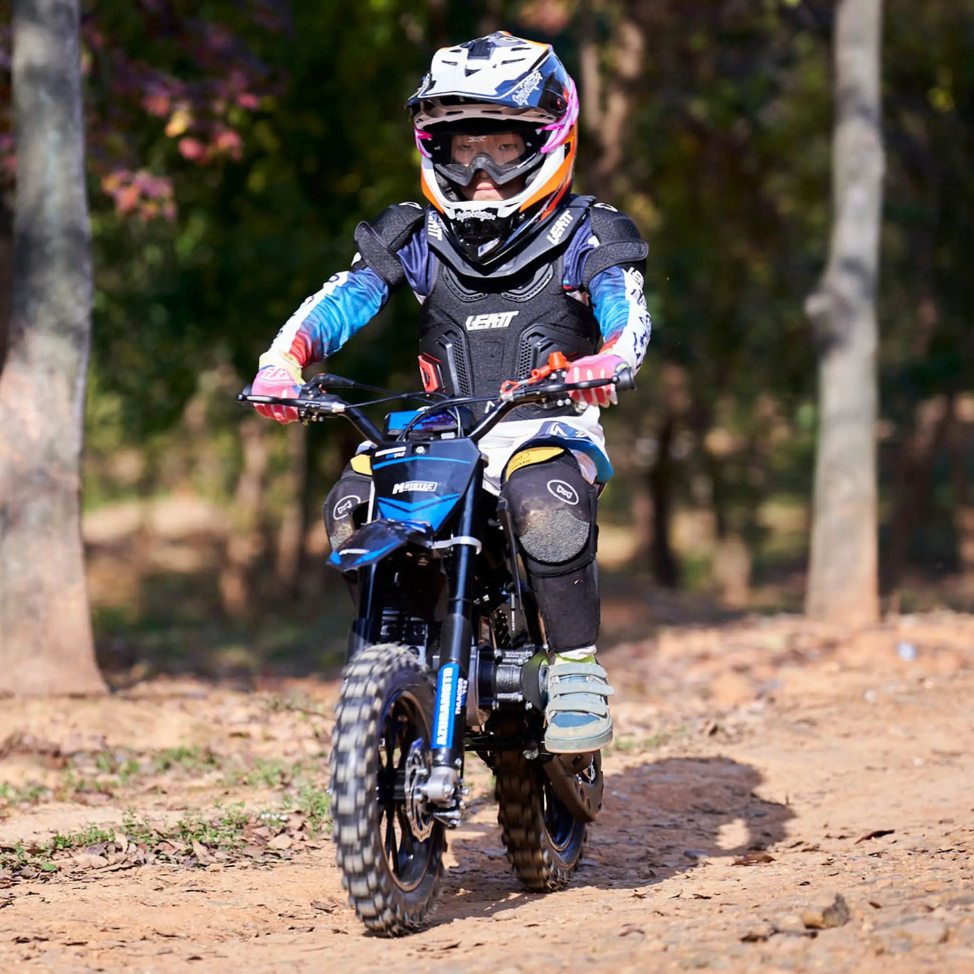 MotoTec Thunder 50CC 2-Stroke Kids Gas Dirt Bike (SAK37480) by SAKSBY WHOLESALE