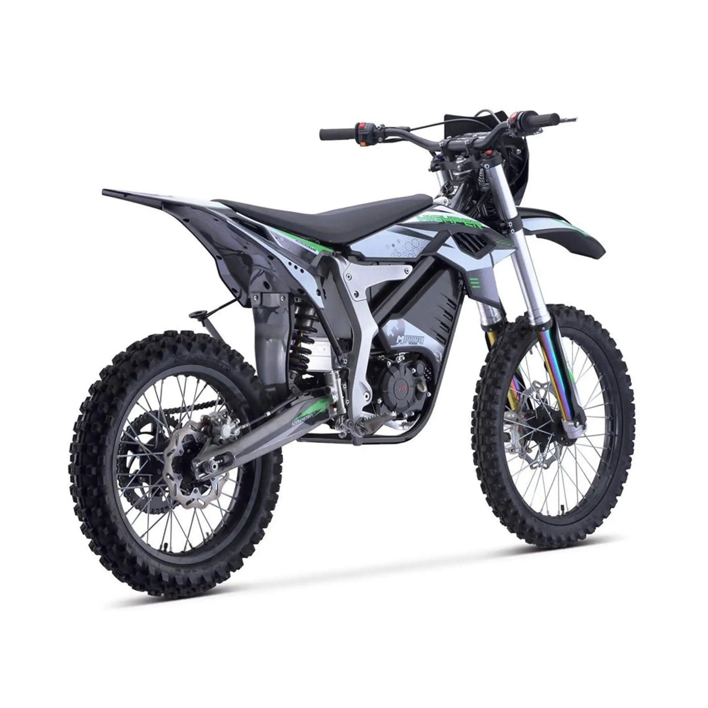 MotoTec Venom High-Performance 72V/12000W Electric Dirt Bike, White (SAK70326) by SAKSBY WHOLESALE