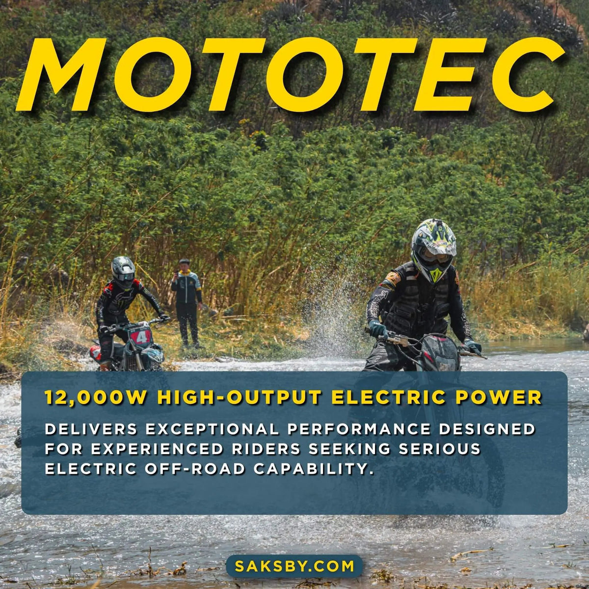 MotoTec Venom High-Performance 72V/12000W Electric Dirt Bike, White (SAK70326) by SAKSBY WHOLESALE