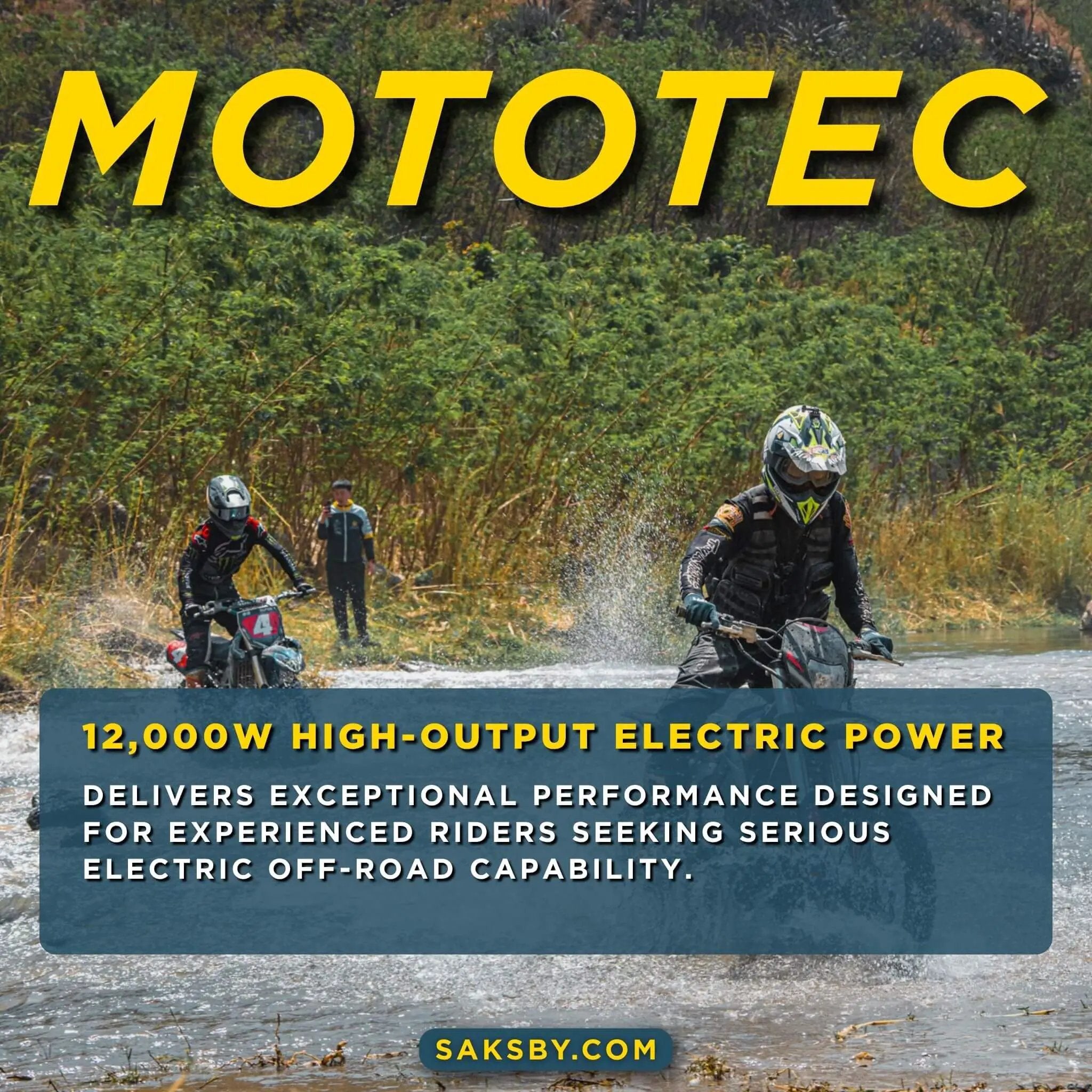 MotoTec Venom High-Performance 72V/12000W Electric Dirt Bike, White (SAK70326) by SAKSBY WHOLESALE