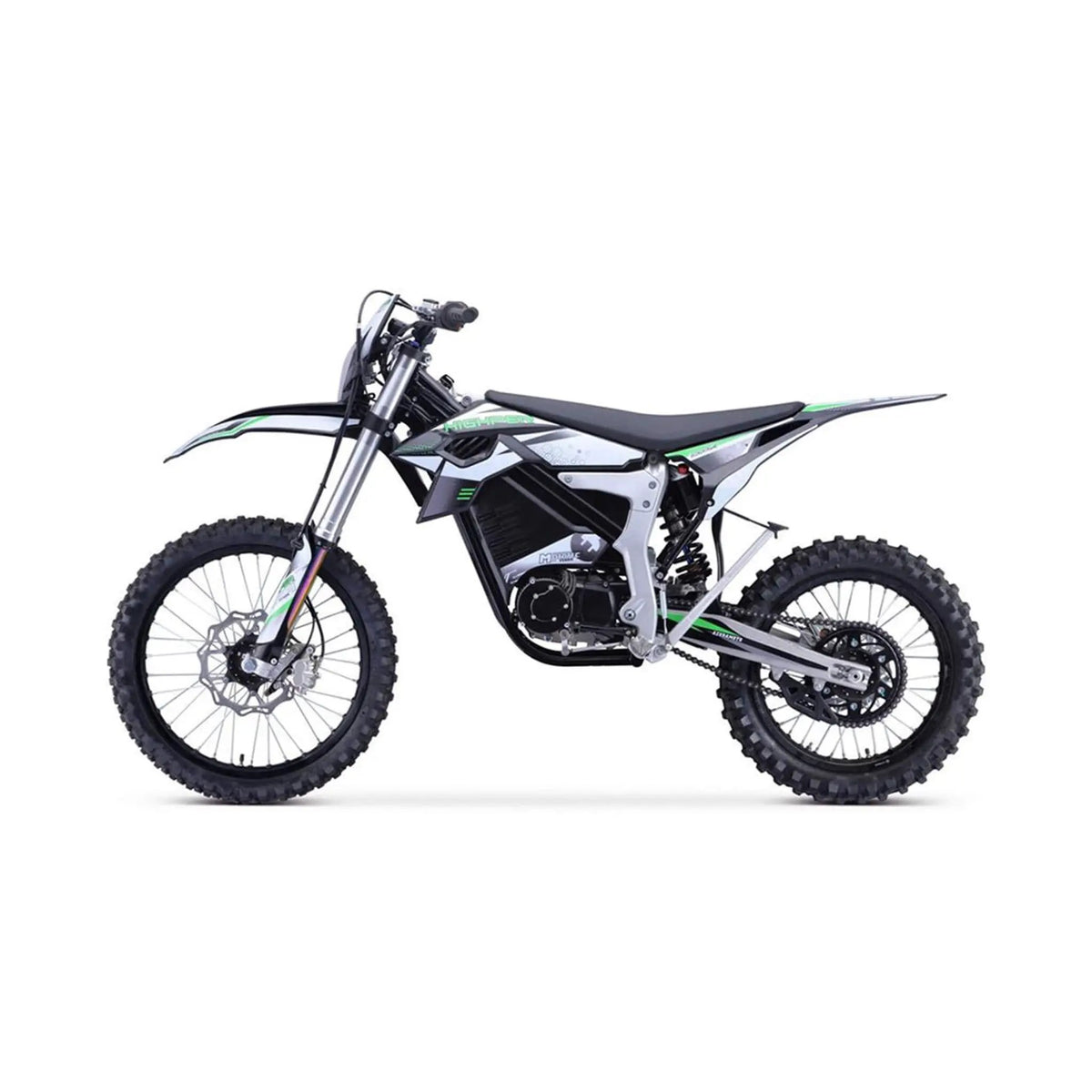 MotoTec Venom High-Performance 72V/12000W Electric Dirt Bike, White (SAK70326) by SAKSBY WHOLESALE