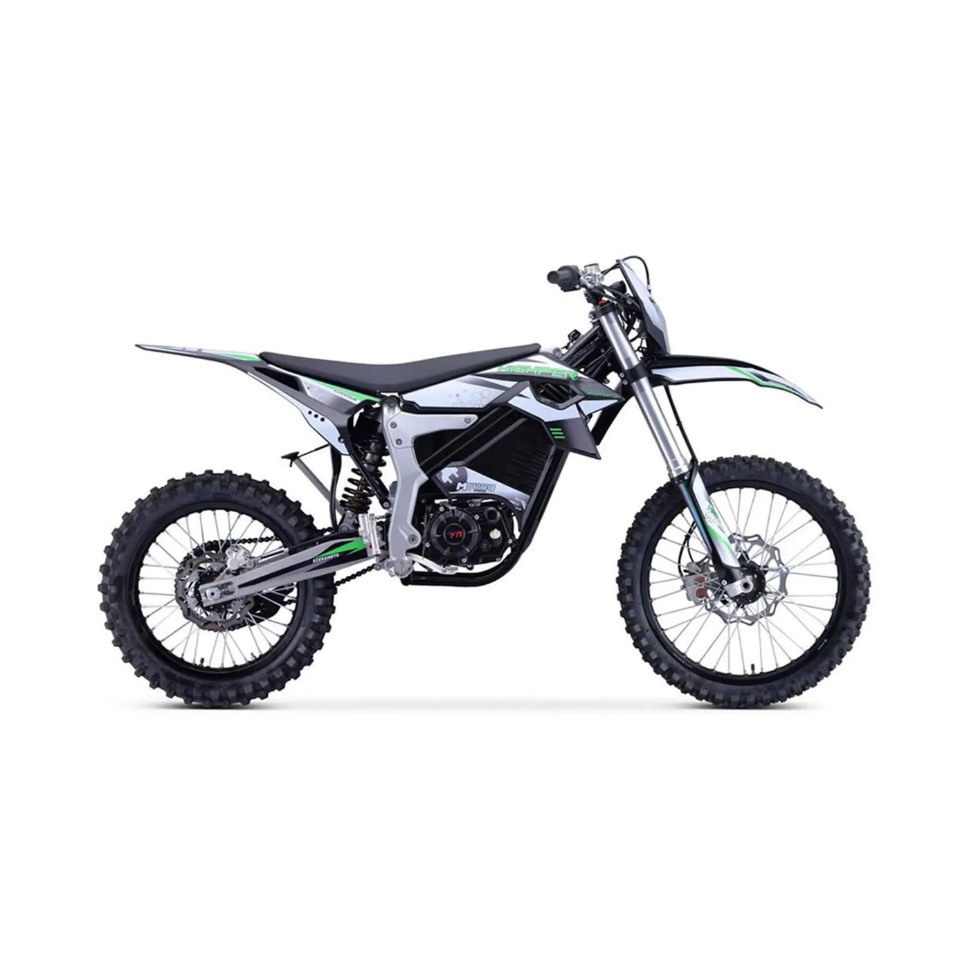 MotoTec Venom High-Performance 72V/12000W Electric Dirt Bike, White (SAK70326) by SAKSBY WHOLESALE