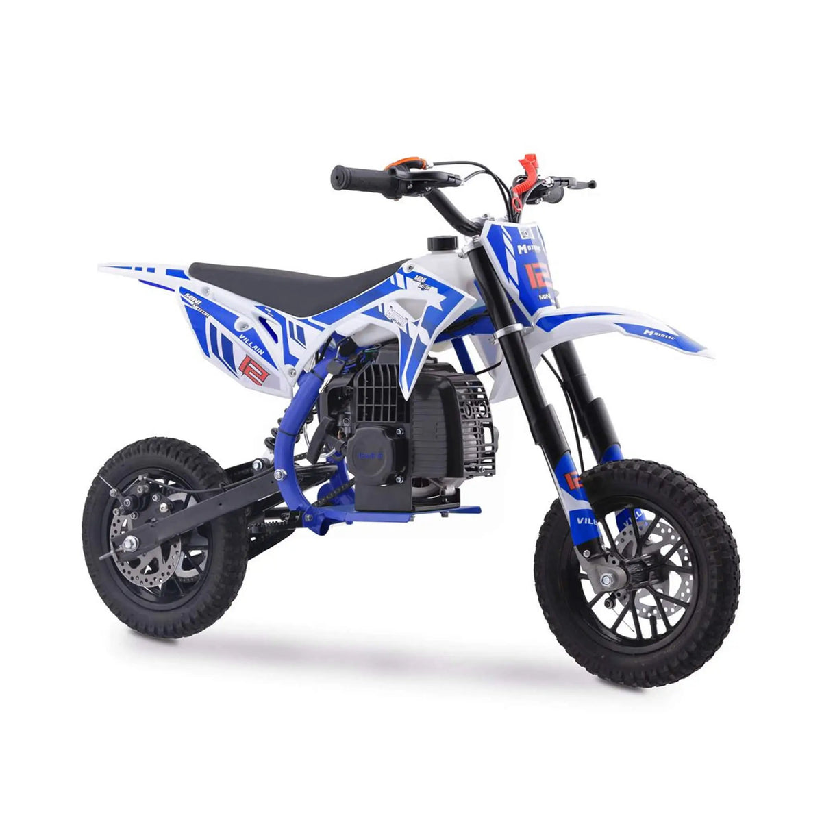 MotoTec Villain 52CC 2-Stroke Kids Gas Dirt Bike (SAK59274) by SAKSBY WHOLESALE