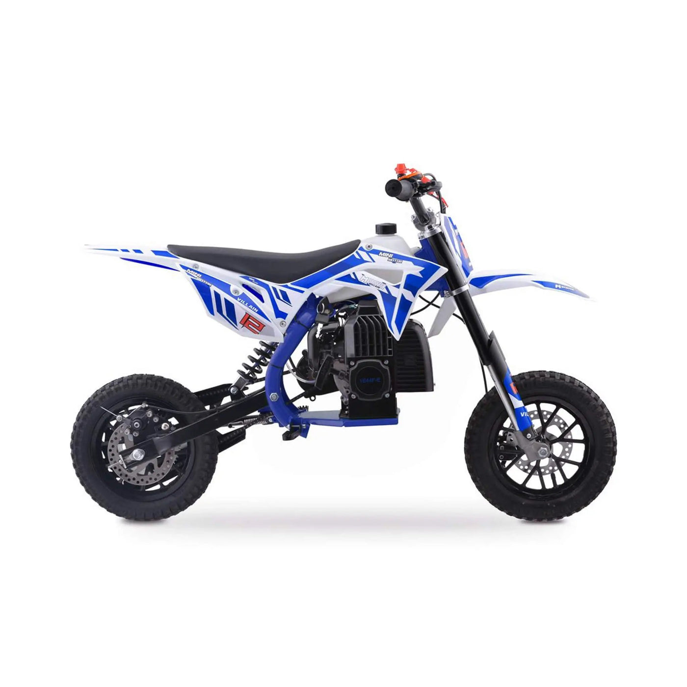 MotoTec Villain 52CC 2-Stroke Kids Gas Dirt Bike (SAK59274) by SAKSBY WHOLESALE