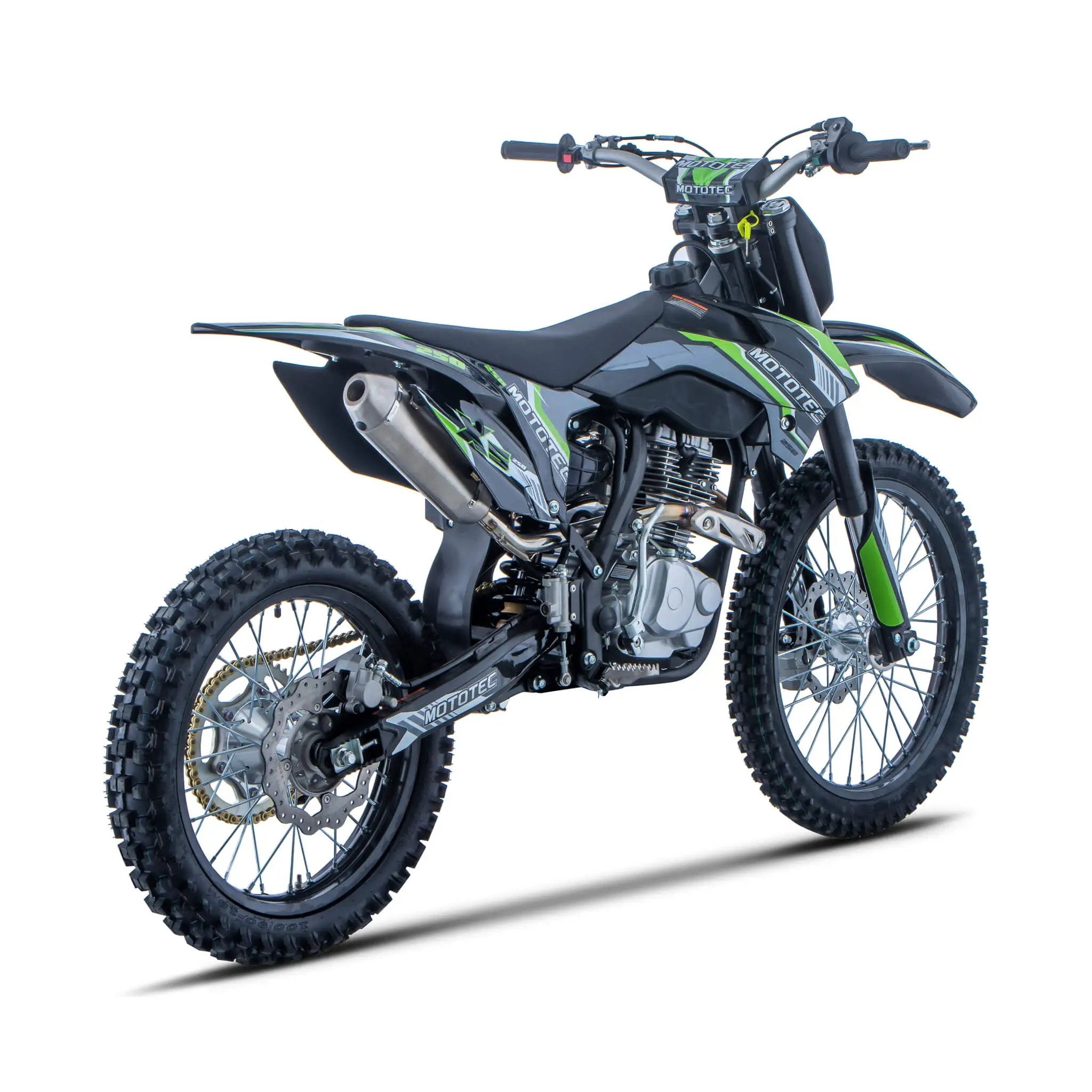 MotoTec X5 250CC 4-Stroke High-Performance Off-Road Gas Dirt Bike, Black (SAK39425) by SAKSBY WHOLESALE