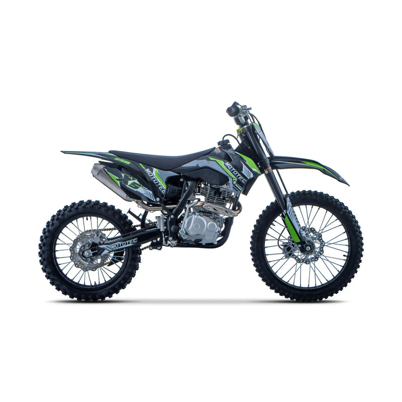 MotoTec X5 250CC 4-Stroke High-Performance Off-Road Gas Dirt Bike, Black (SAK39425) by SAKSBY WHOLESALE