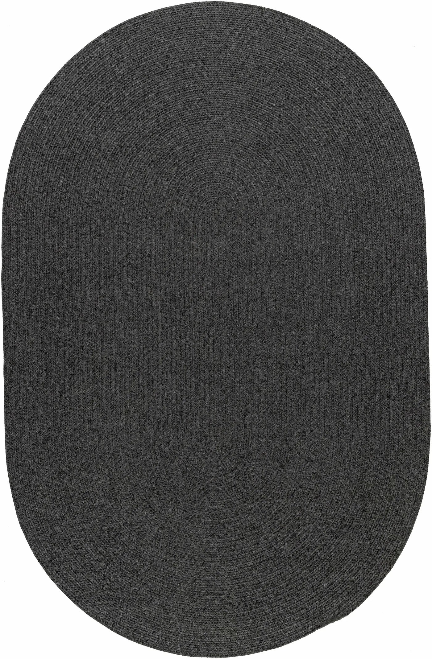 Black Braided Faux Jute Outdoor Rug by Boutique Rugs