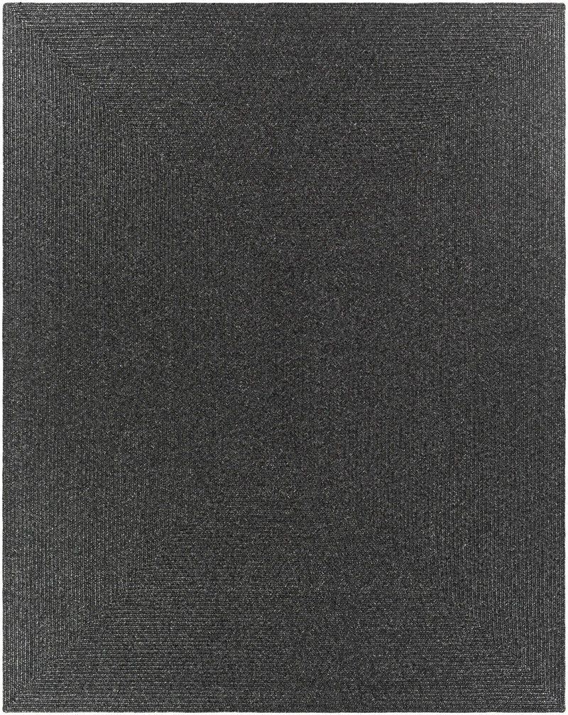 Black Braided Faux Jute Outdoor Rug by Boutique Rugs