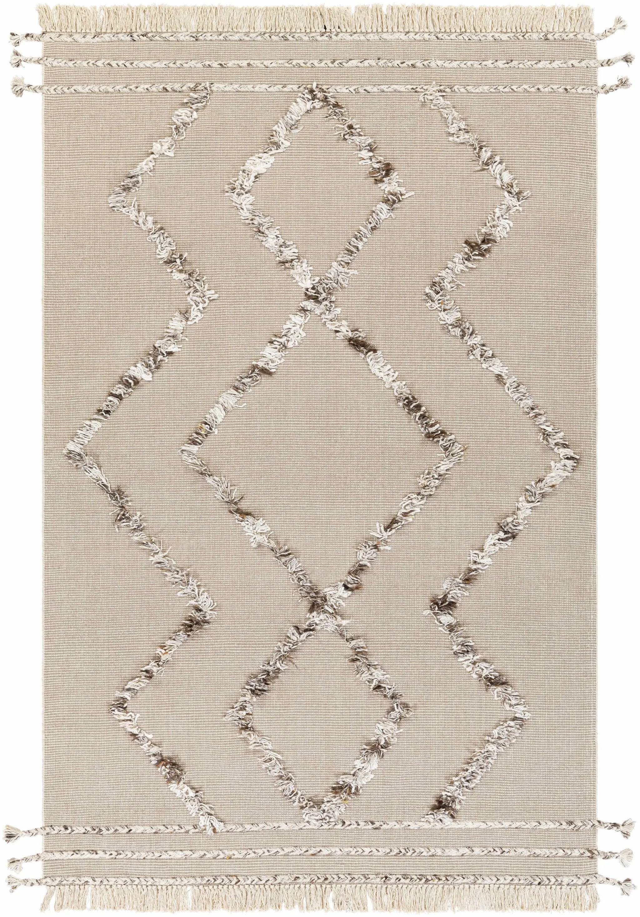 Marleston Taupe High-Low Rug - Clearance by Boutique Rugs