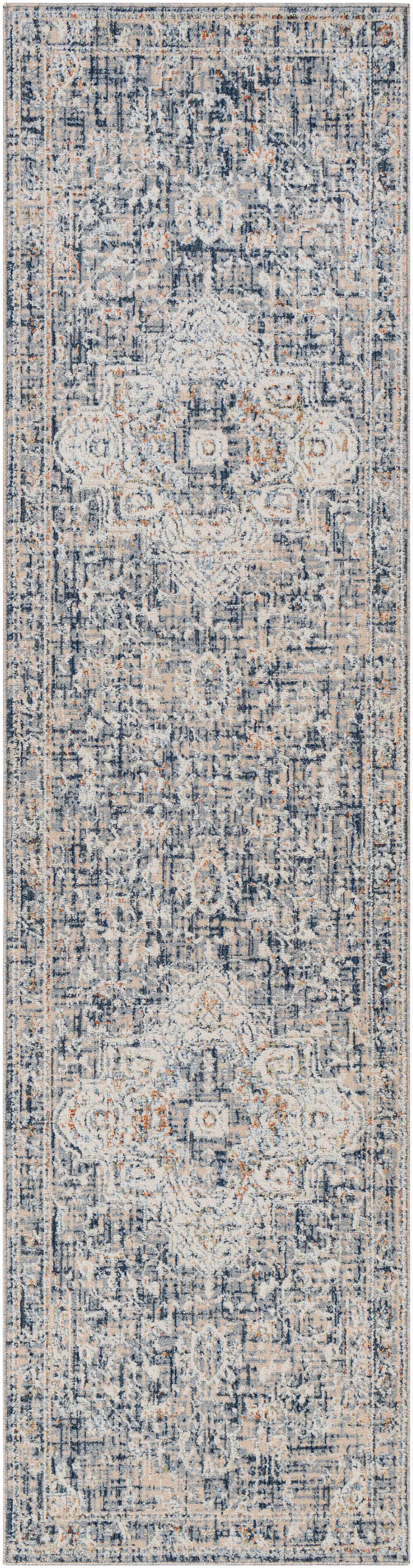 Buguey Blue & Gray Area Rug - Clearance by Boutique Rugs