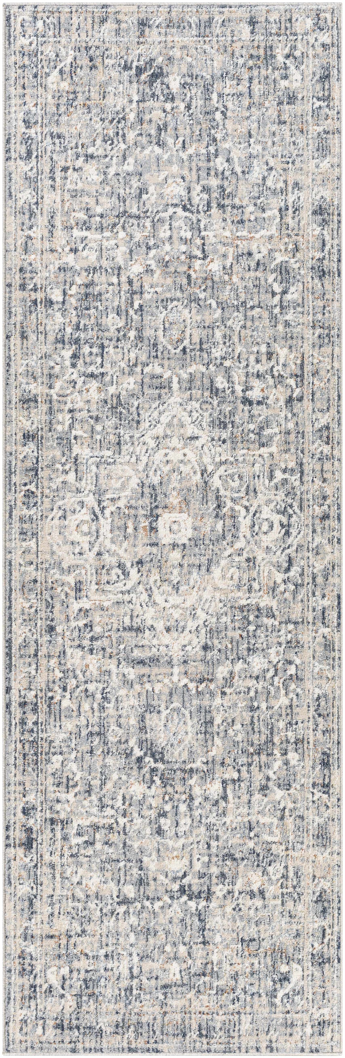 Buguey Blue & Gray Area Rug - Clearance by Boutique Rugs