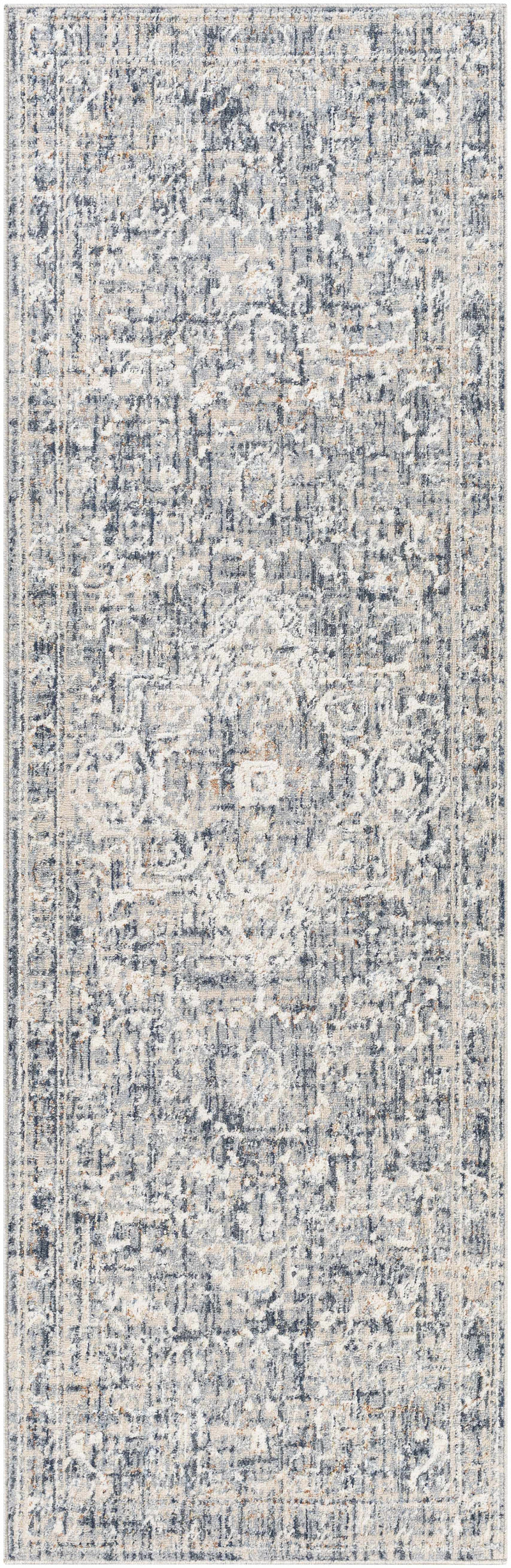 Buguey Blue & Gray Area Rug - Clearance by Boutique Rugs