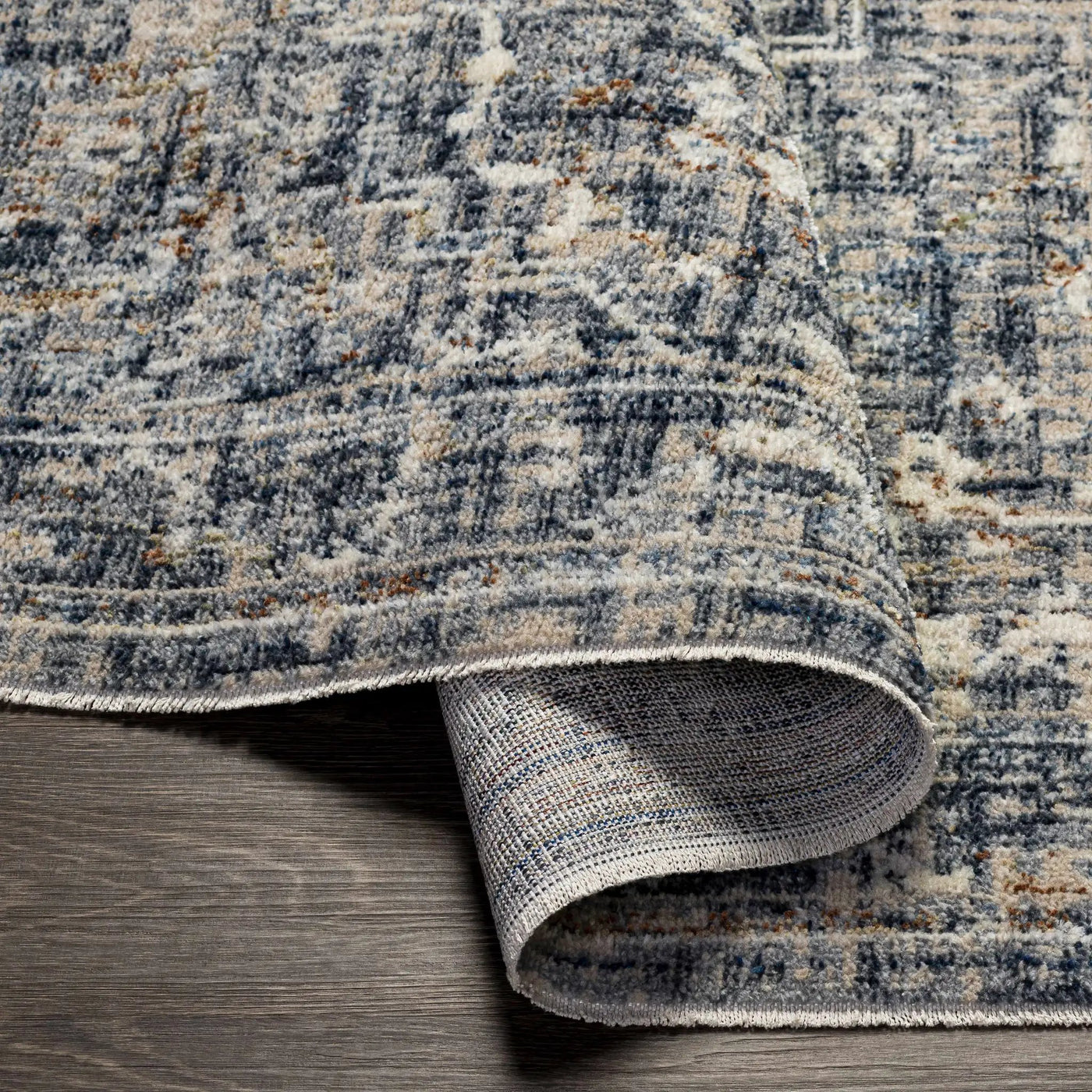Buguey Blue & Gray Area Rug - Clearance by Boutique Rugs