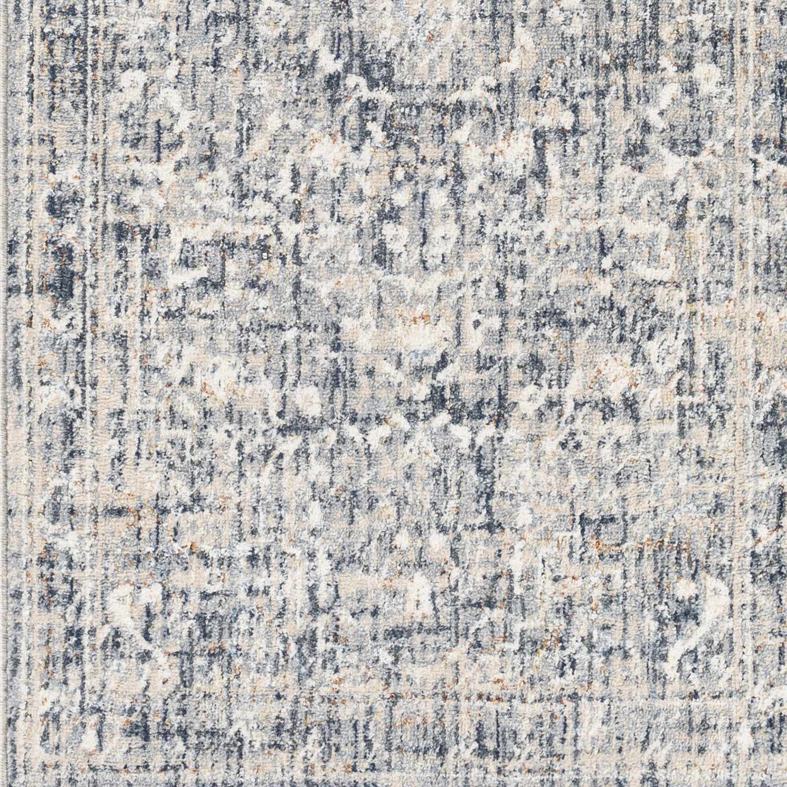 Buguey Blue & Gray Area Rug - Clearance by Boutique Rugs