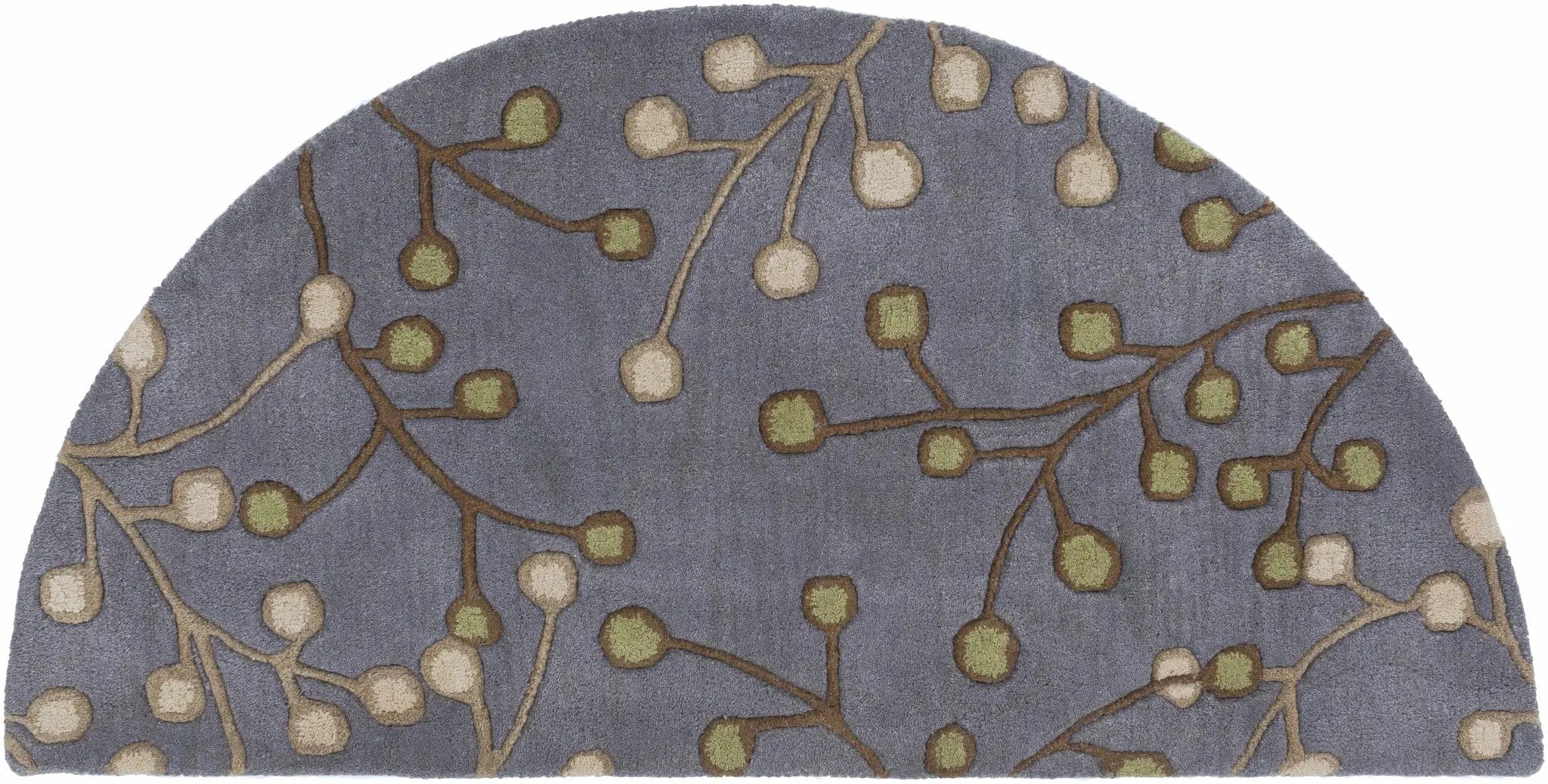 Elsu Brown Beige Wool Rug by Boutique Rugs