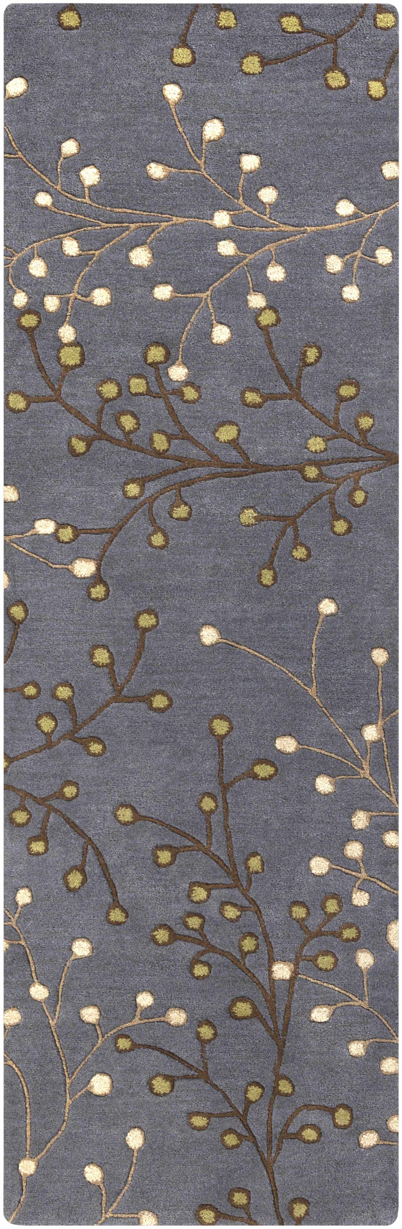 Elsu Brown Beige Wool Rug by Boutique Rugs