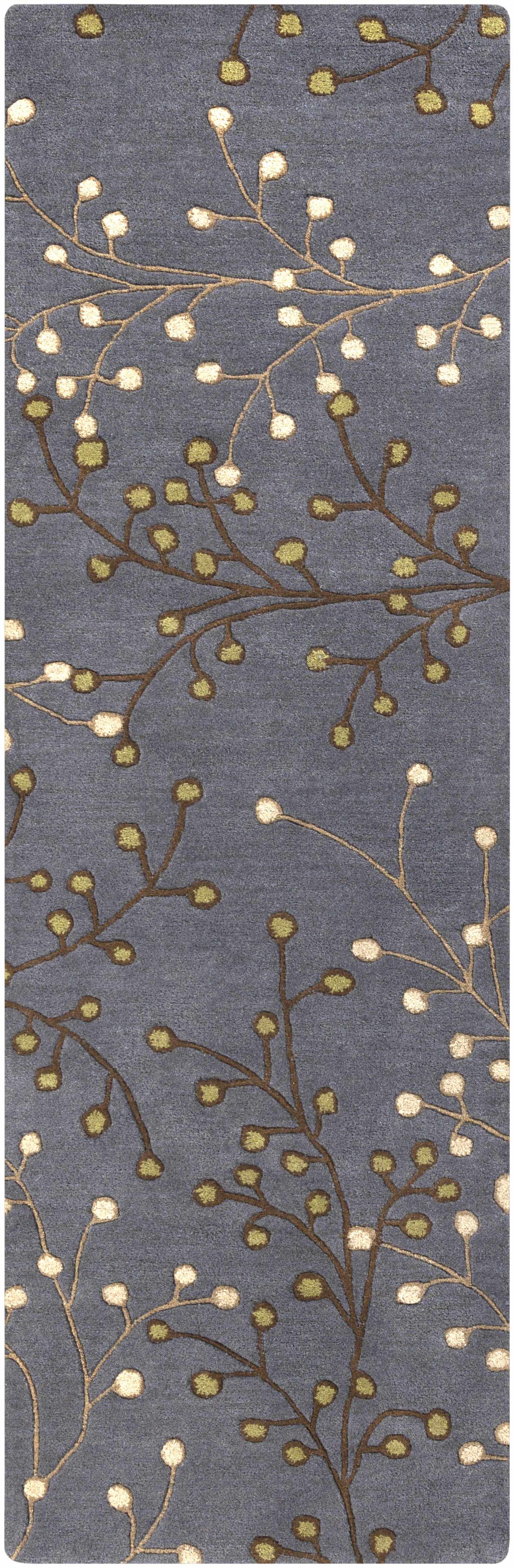 Elsu Brown Beige Wool Rug by Boutique Rugs