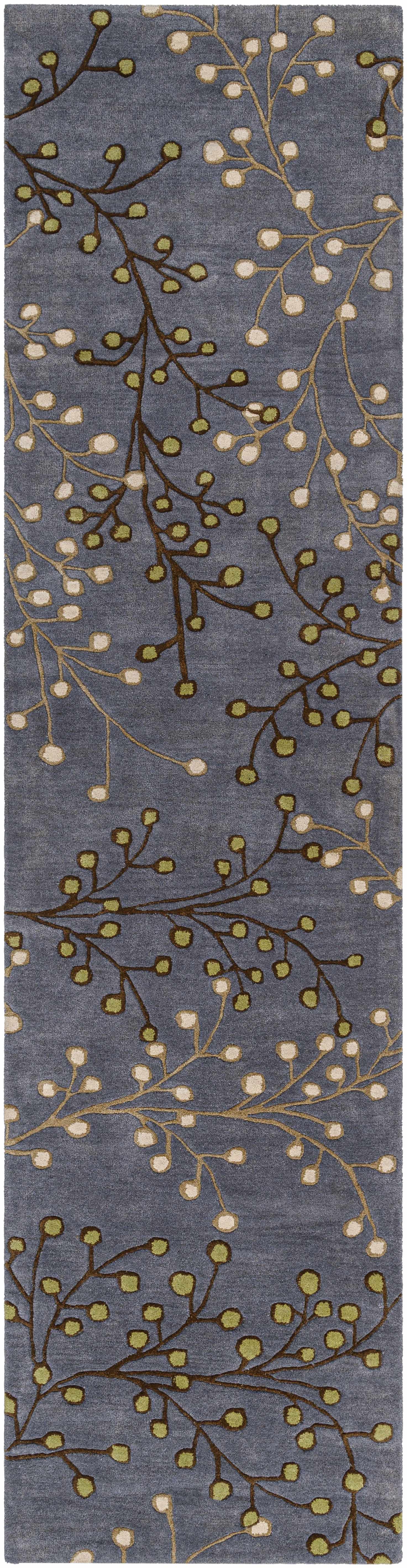 Elsu Brown Beige Wool Rug by Boutique Rugs