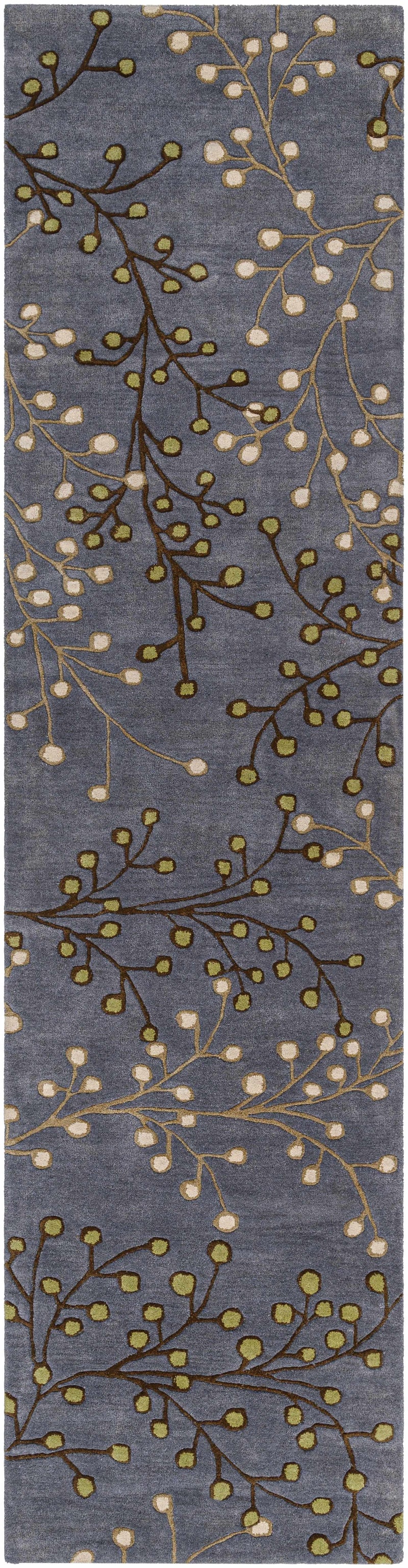 Elsu Brown Beige Wool Rug by Boutique Rugs