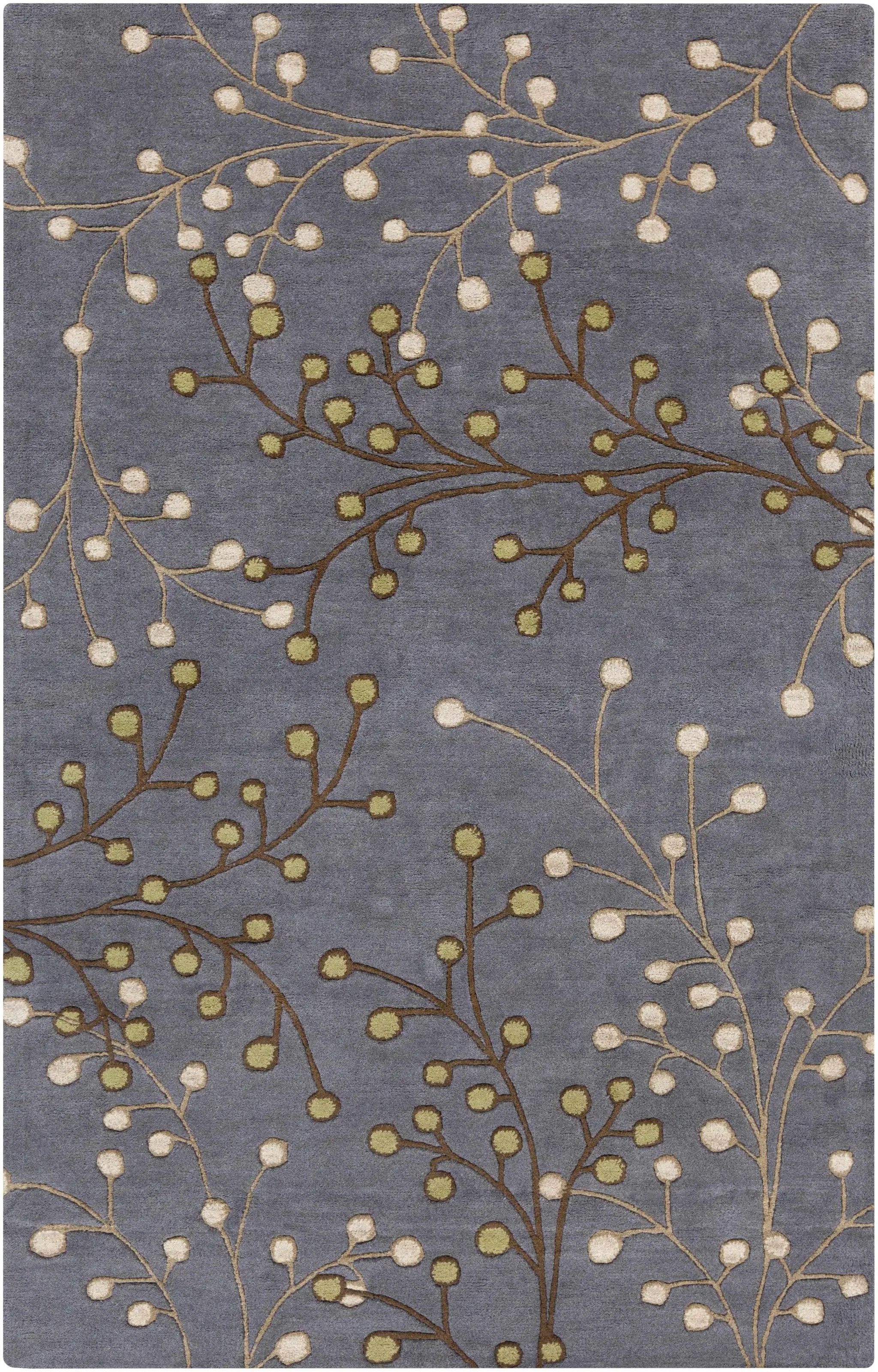 Elsu Brown Beige Wool Rug by Boutique Rugs